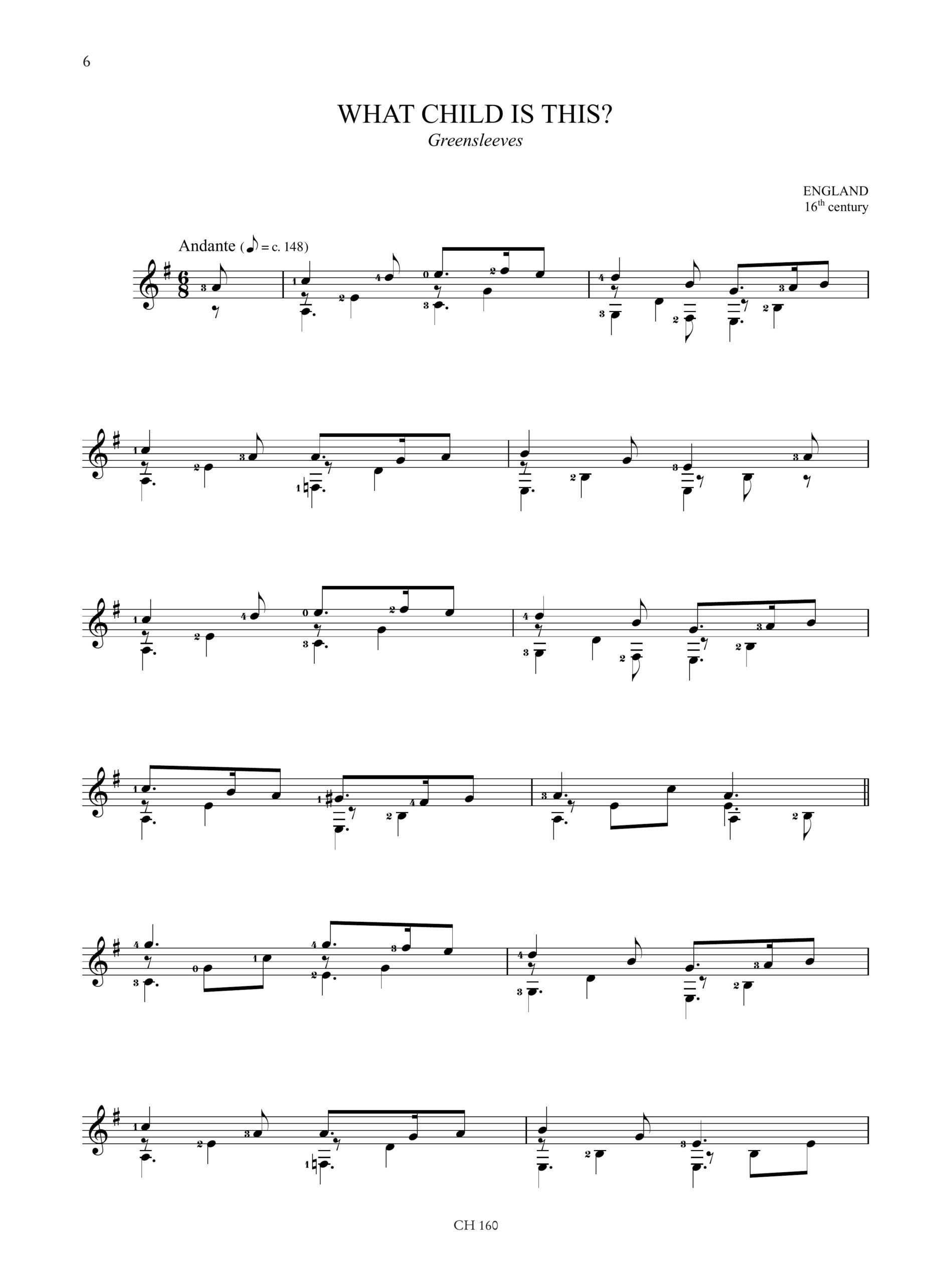 Christmas Carols. 18 facili arrangiamenti per Chitarra sola - Image 2