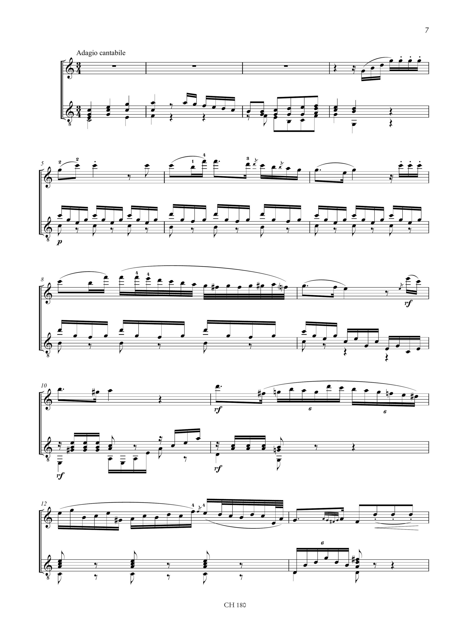 Molitor, Simon: Sonata op. 5 per Violino e Chitarra - Image 3