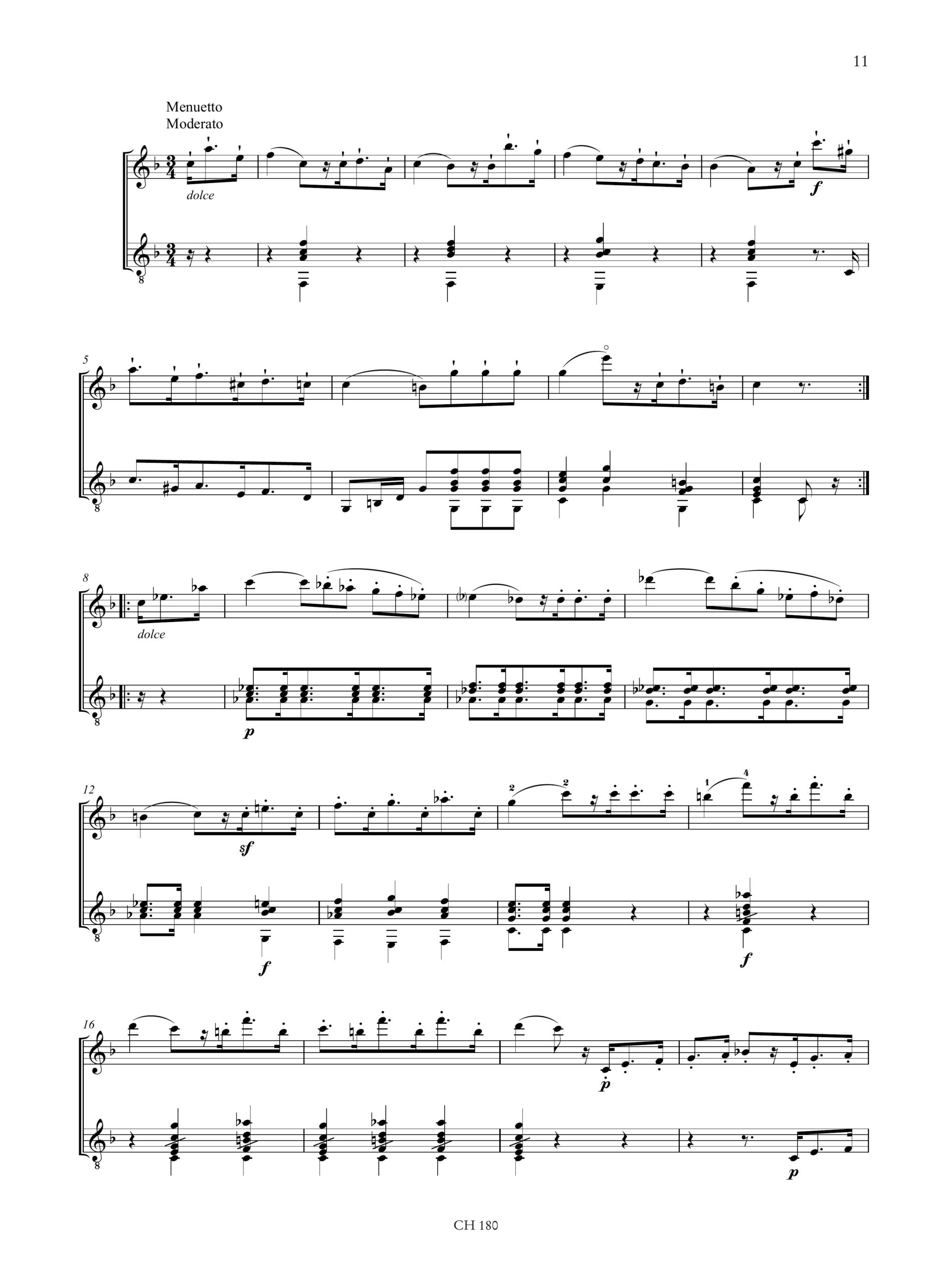 Molitor, Simon: Sonata op. 5 per Violino e Chitarra - Image 4