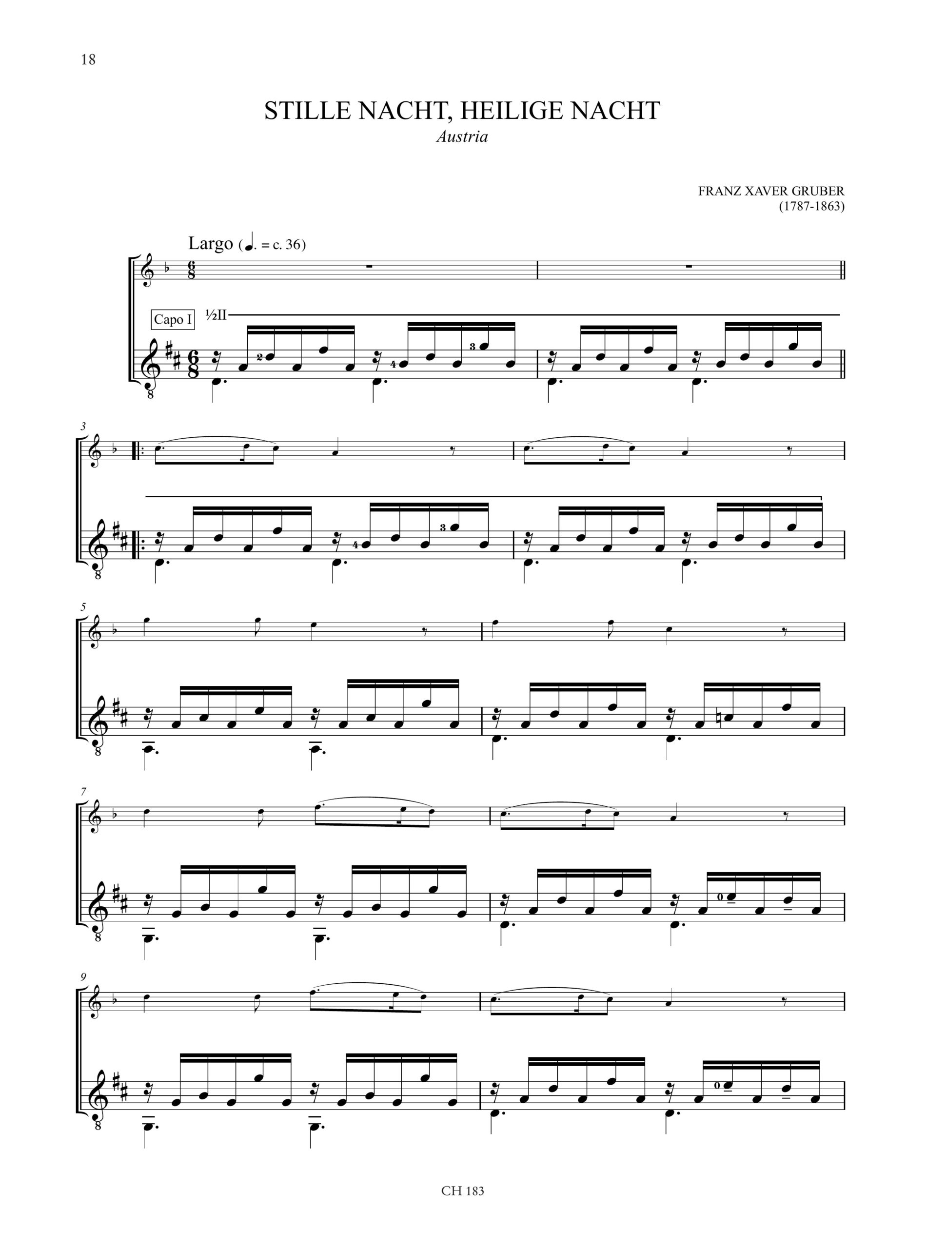 Christmas Carols. 20 facili arrangiamenti per Clarinetto e Chitarra - Image 4