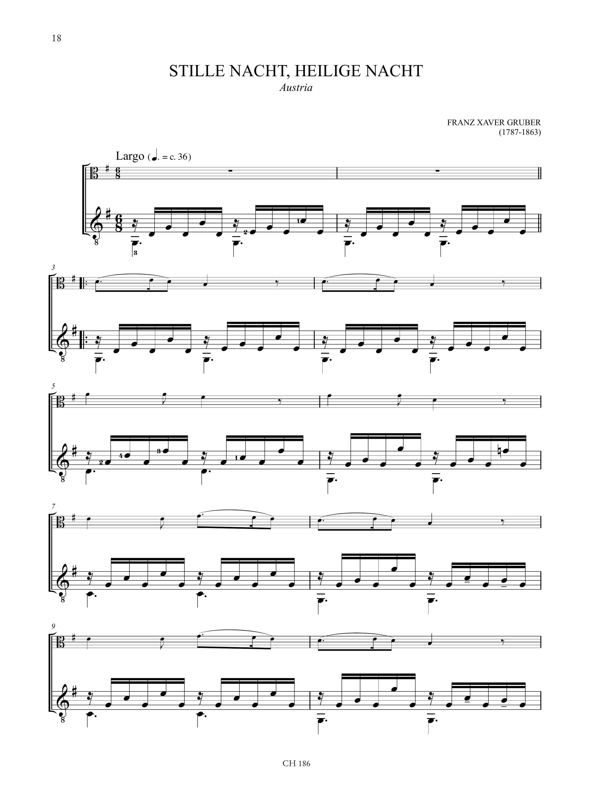 Christmas Carols. 20 facili arrangiamenti per Viola e Chitarra - Image 4