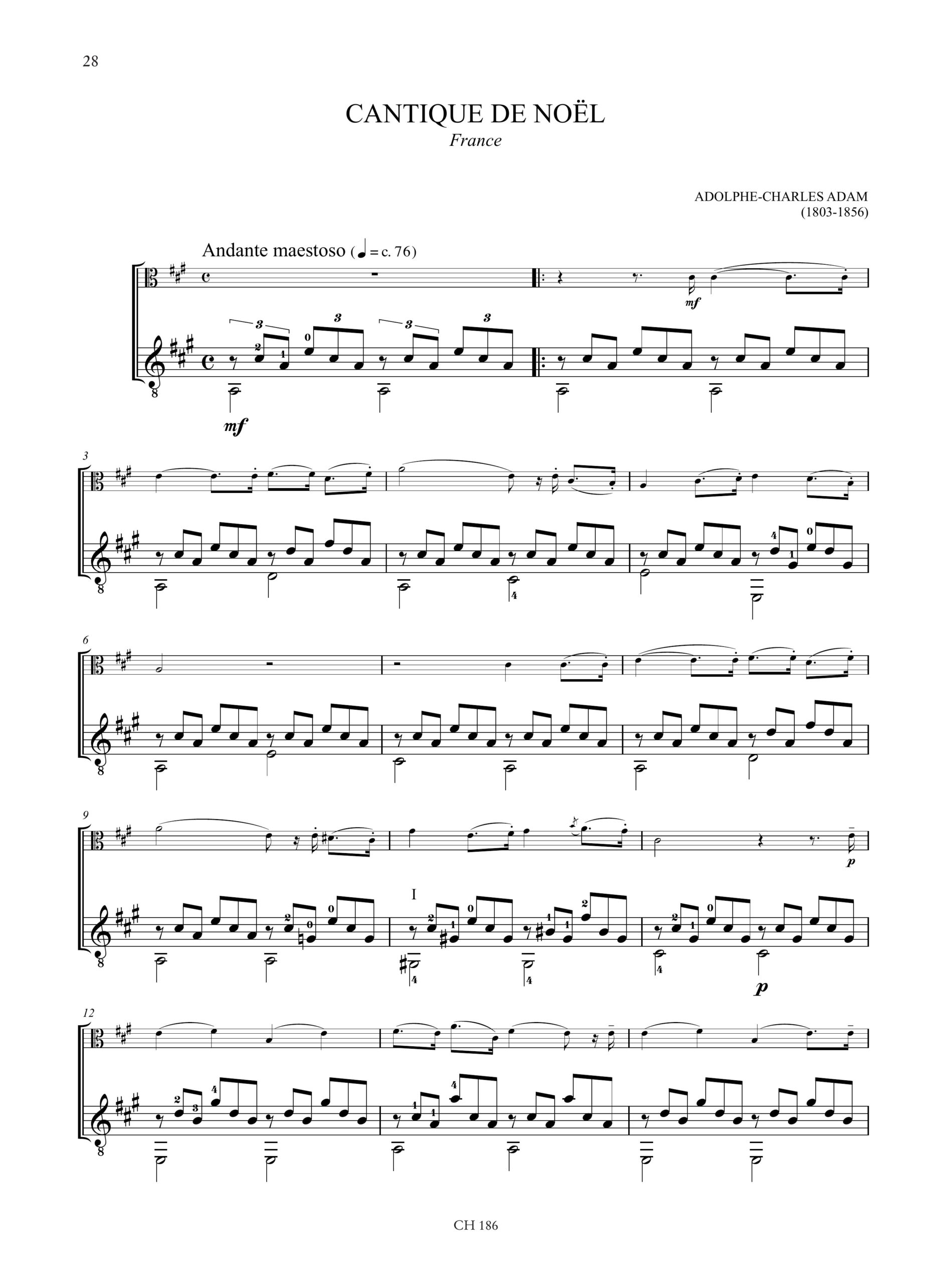 Christmas Carols. 20 facili arrangiamenti per Viola e Chitarra - Image 5