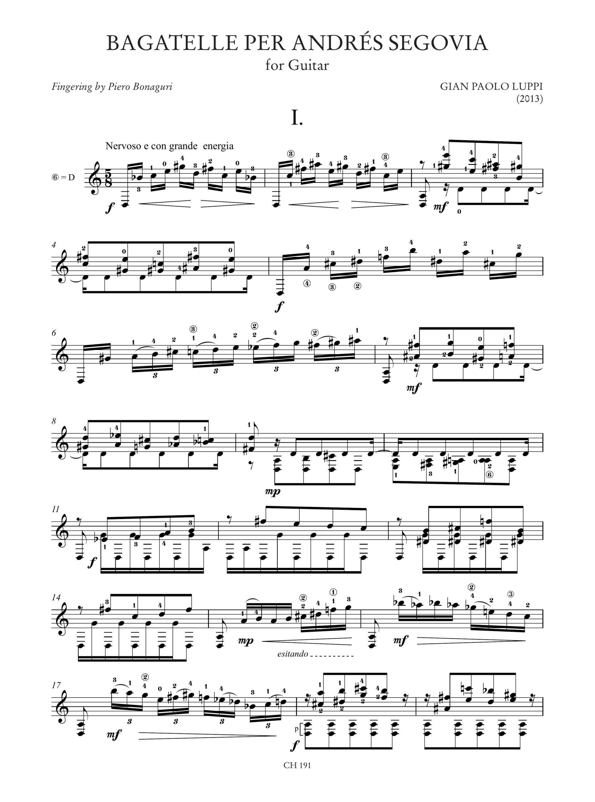 Homenaje a Segovia. Antologia di Musica Contemporanea per Chitarra - Image 5