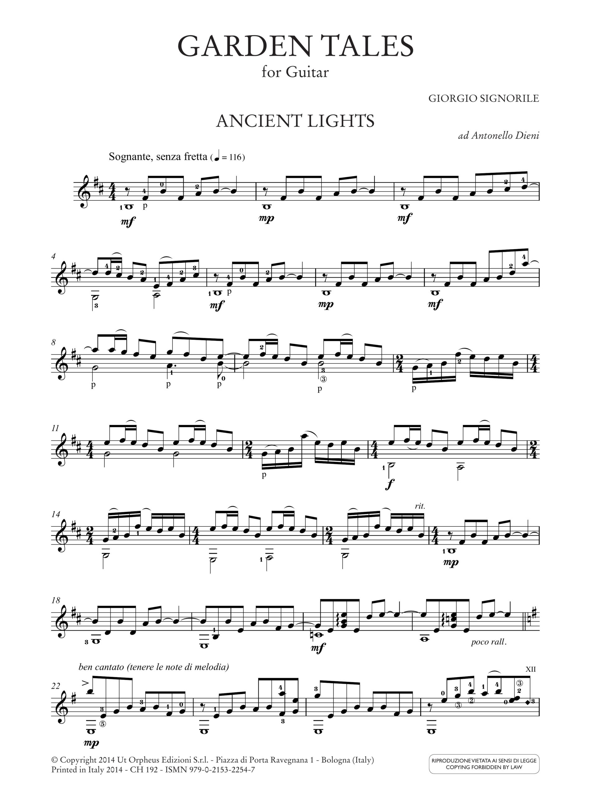 Signorile, Giorgio: Garden Tales per Chitarra (2012) - Image 2