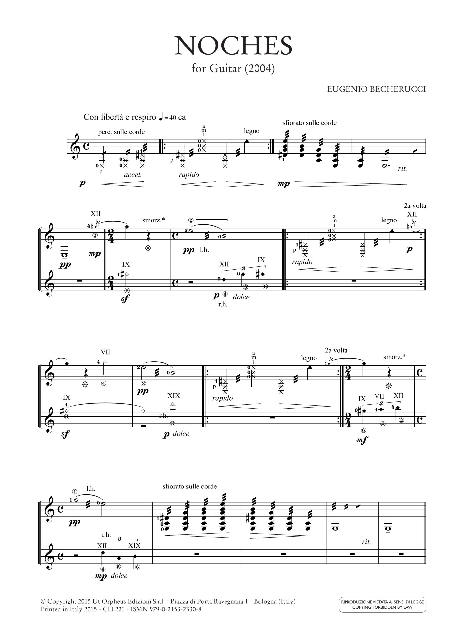 Becherucci, Eugenio: Noches per Chitarra (2004) - Image 2