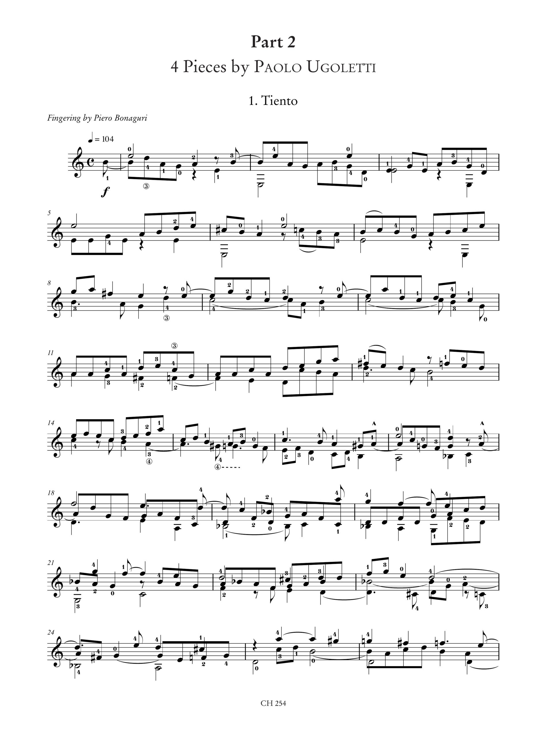 Vezzoli, Andrea - Ugoletti, Paolo: 18 Pezzi Contrappuntistici per Chitarra - Image 3