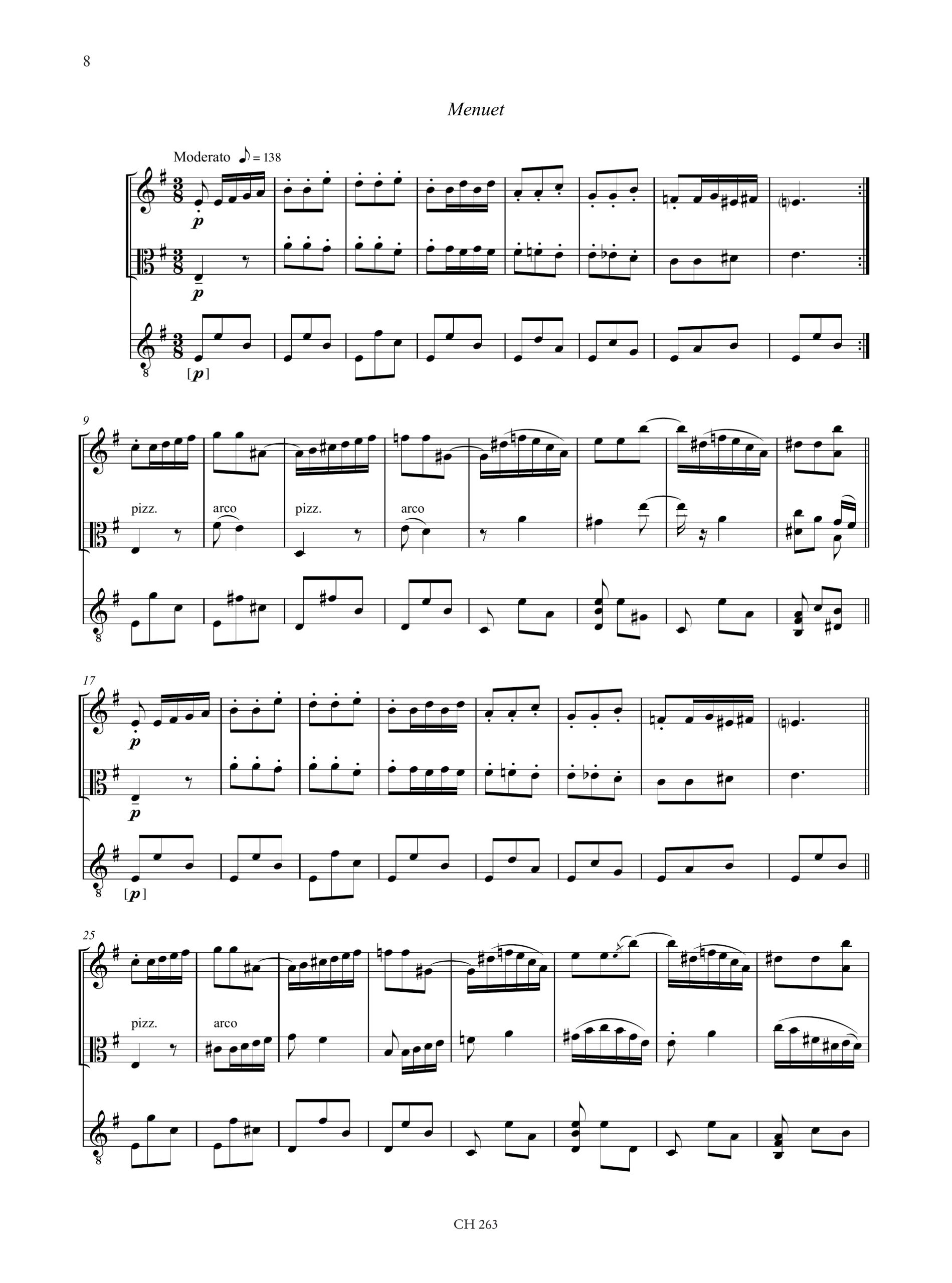 Glass, Louis: Trio op. 76 per Violino, Viola e Chitarra - Image 4