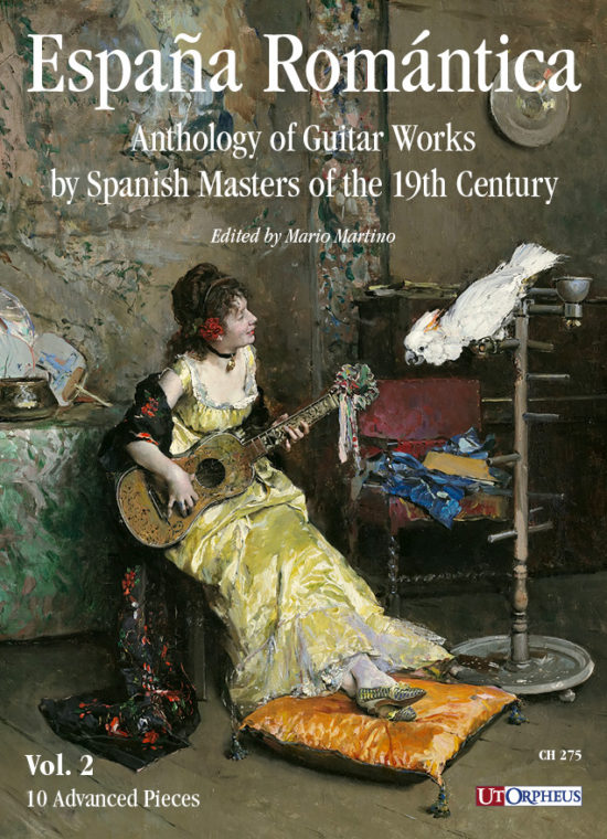 España Romántica. Antologia di brani per chitarra di autori spagnoli del sec. XIX - Vol. 2: 10 pezzi difficili