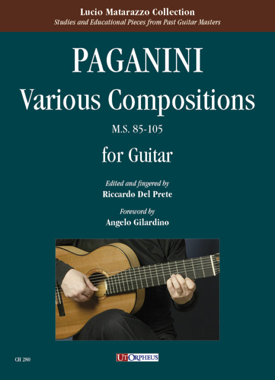 Paganini, Niccolò: Composizioni varie (M.S. 85-105) per Chitarra