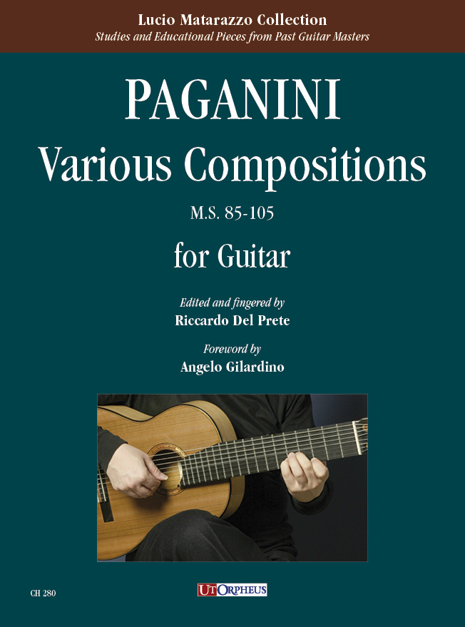 Paganini, Niccolò: Composizioni varie (M.S. 85-105) per Chitarra