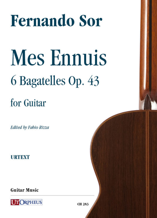 Sor, Fernando: Mes Ennuis. 6 Bagatelles op. 43 per Chitarra