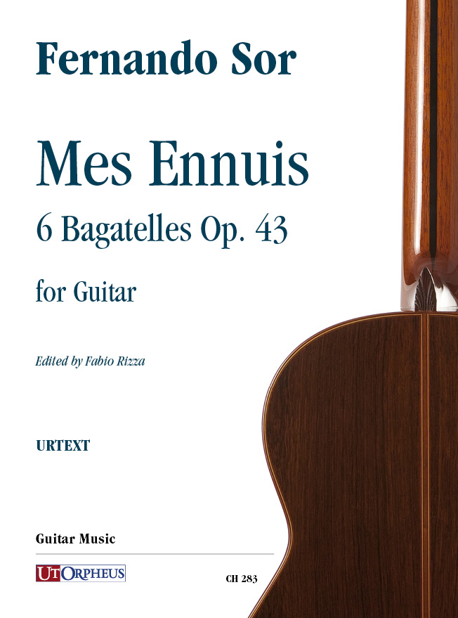 Sor, Fernando: Mes Ennuis. 6 Bagatelles op. 43 per Chitarra