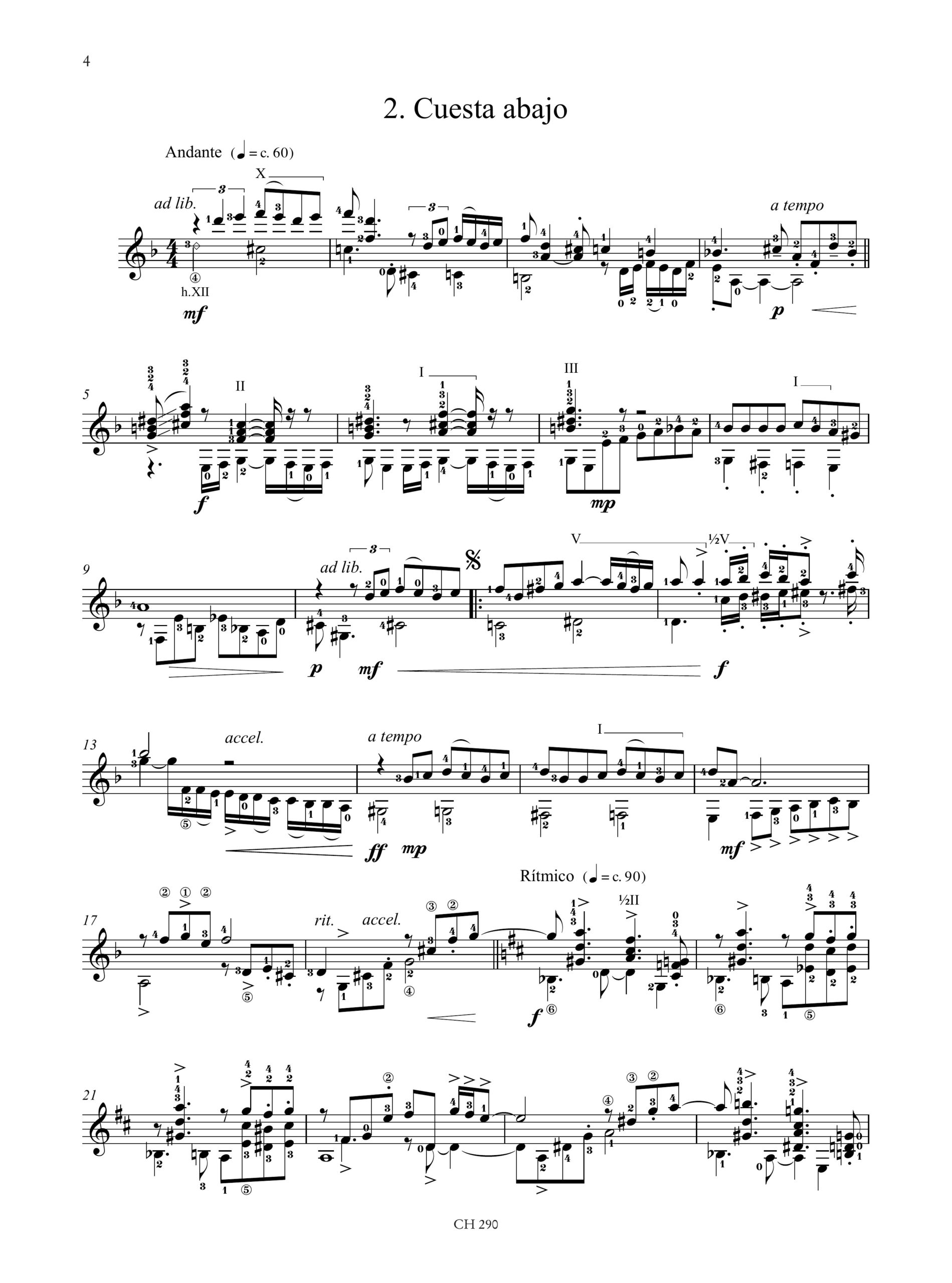 Gardel, Carlos: Tangos for Cinema (1931-1935). 11 arrangiamenti per Chitarra sola - Image 3