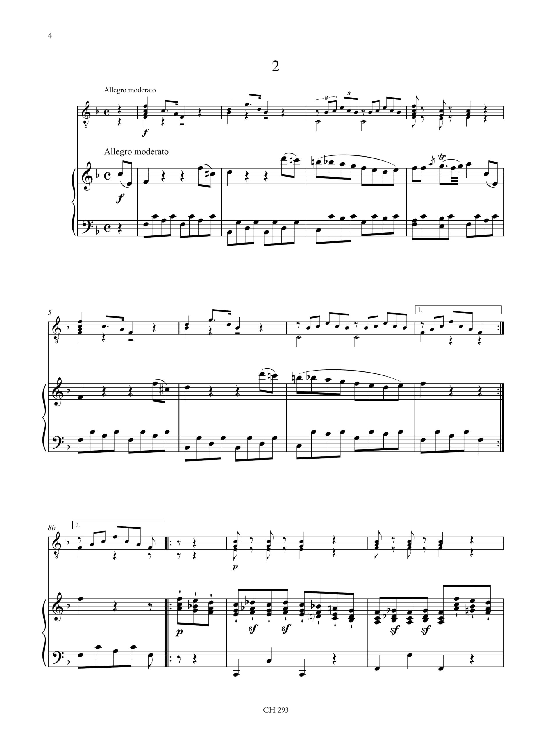 Diabelli, Anton: Différentes Pieces très faciles per Chitarra e Pianoforte - Vol. 1: Op. 10 - Image 3