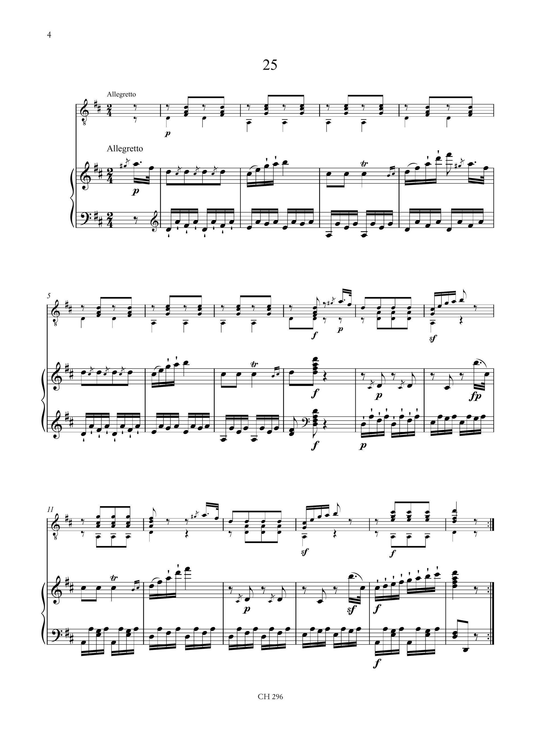 Diabelli, Anton: Différentes Pieces très faciles per Chitarra e Pianoforte - Vol. 4: Op. 45 - Image 3
