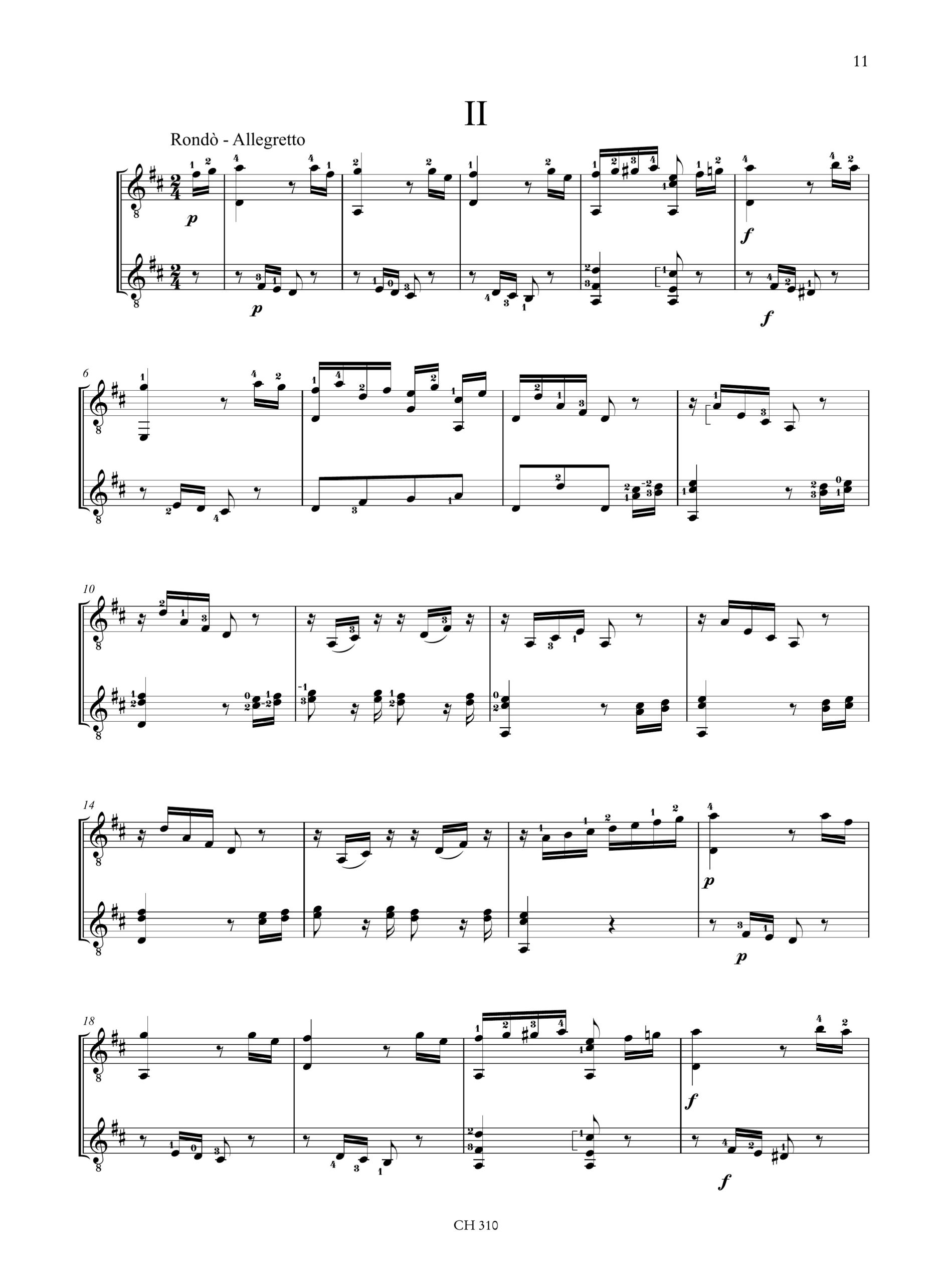 Carulli, Ferdinando: Gran Duetto (Sonata) (from the Compagnoni-Marefoschi Collection) per 2 Chitarre - Image 3