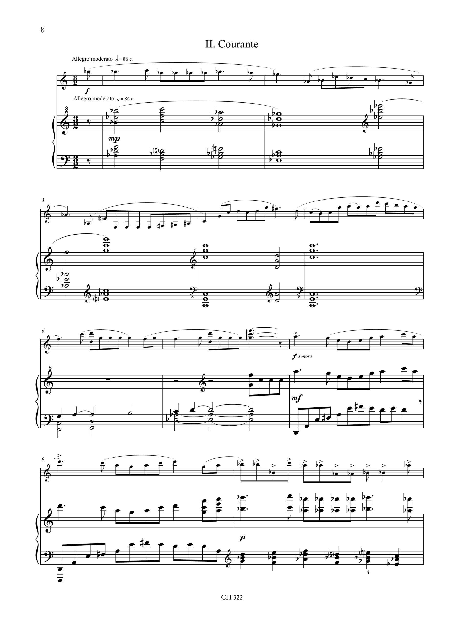 Scapecchi, Giovanni: Cinque Danze sulle Crete per Chitarra e Pianoforte (2018) - Image 3