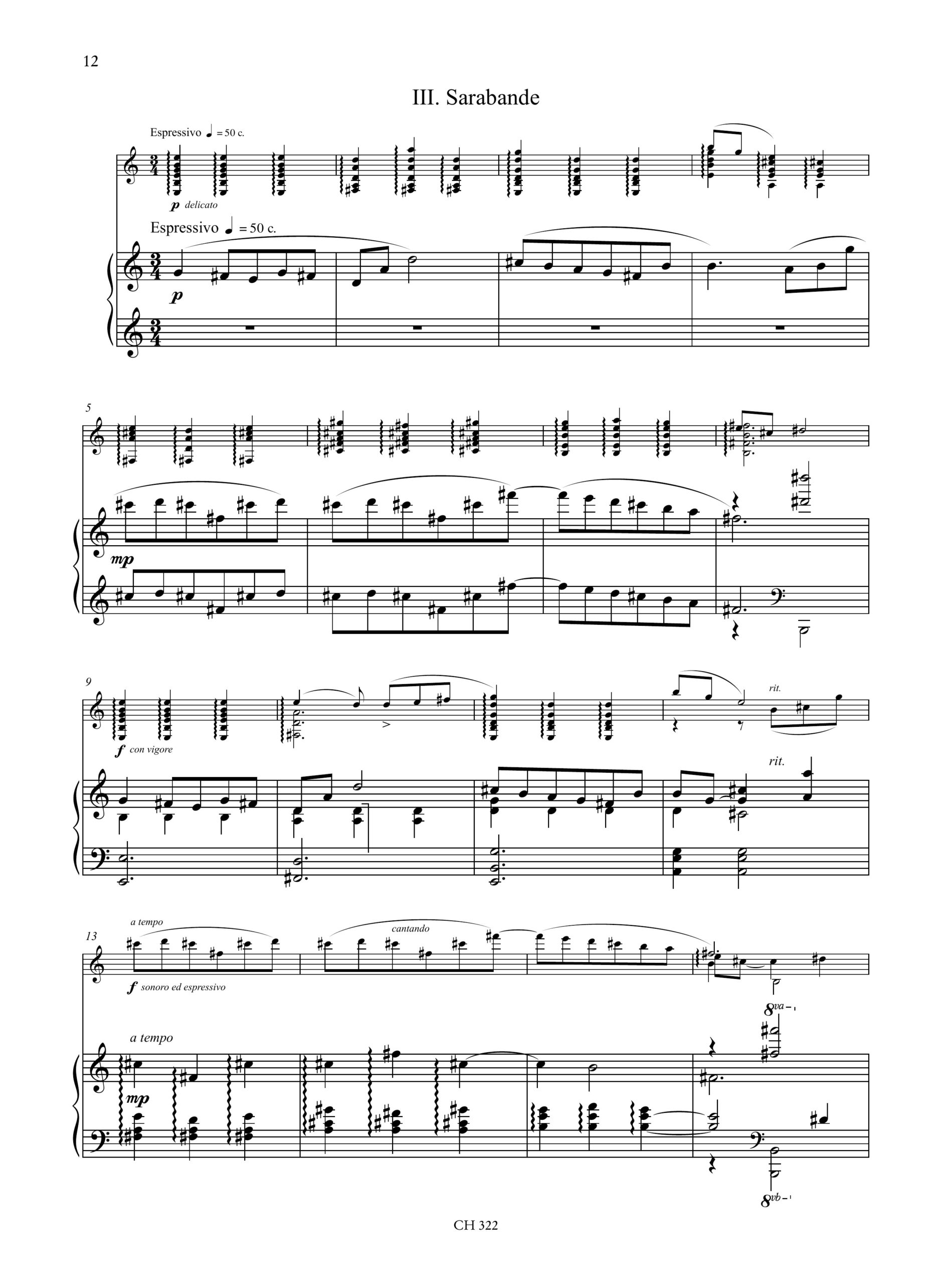 Scapecchi, Giovanni: Cinque Danze sulle Crete per Chitarra e Pianoforte (2018) - Image 4