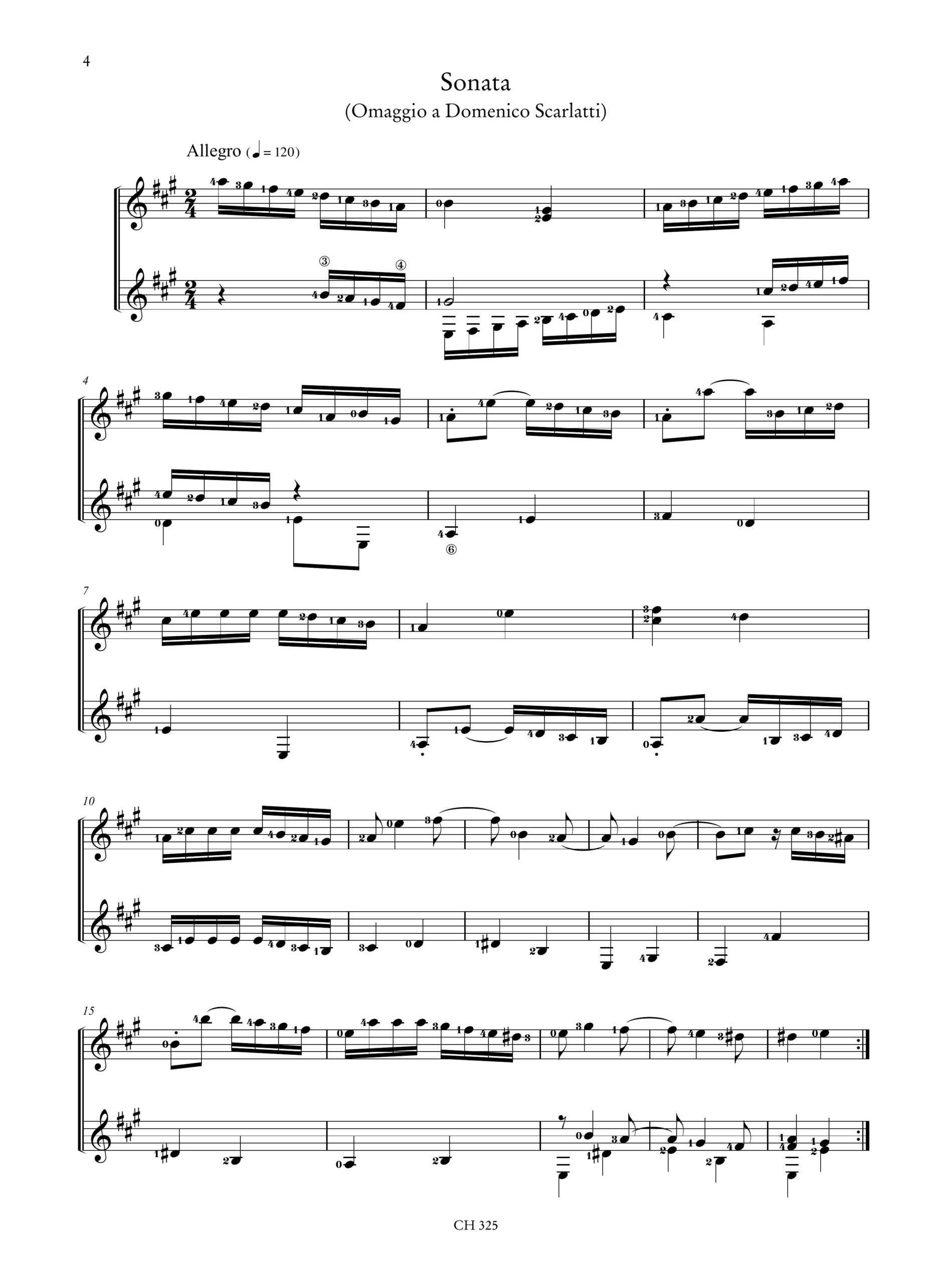 Becherucci, Eugenio: Recueil de Pièces amusantes per 2 Chitarre - Image 3