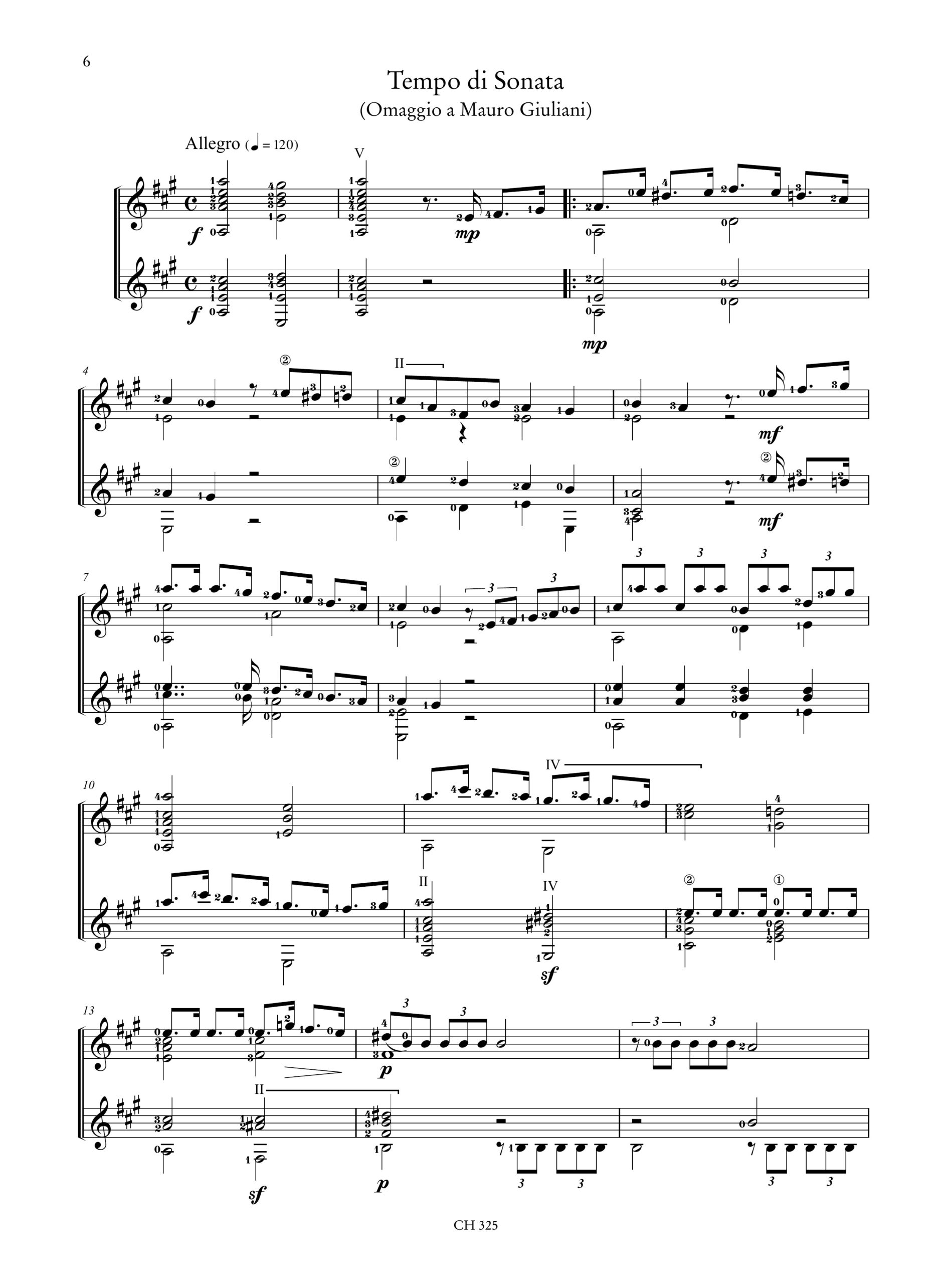 Becherucci, Eugenio: Recueil de Pièces amusantes per 2 Chitarre - Image 4