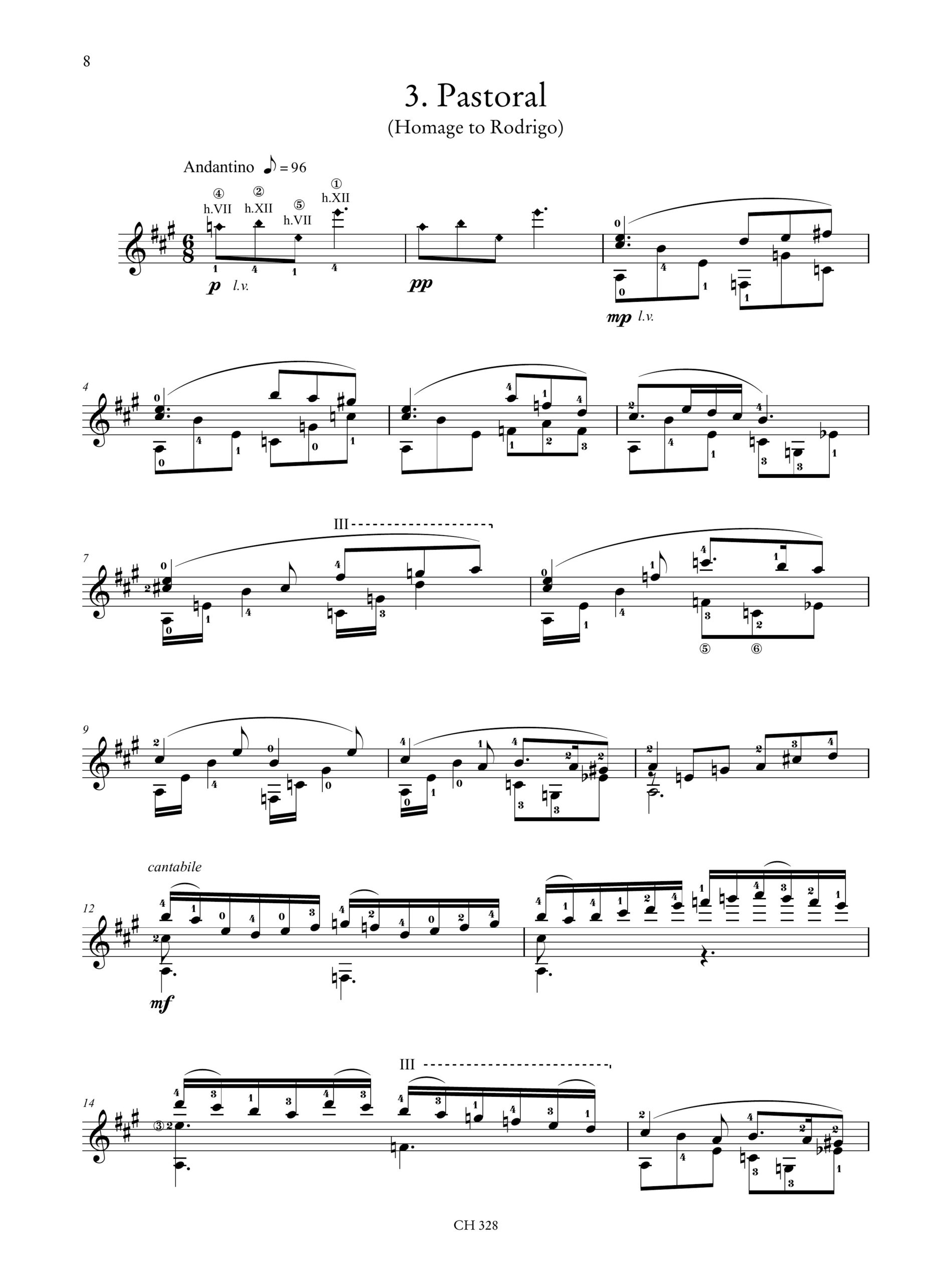 Spazzoli, Alessandro: 3 Omaggi per Chitarra (2019) - Image 4