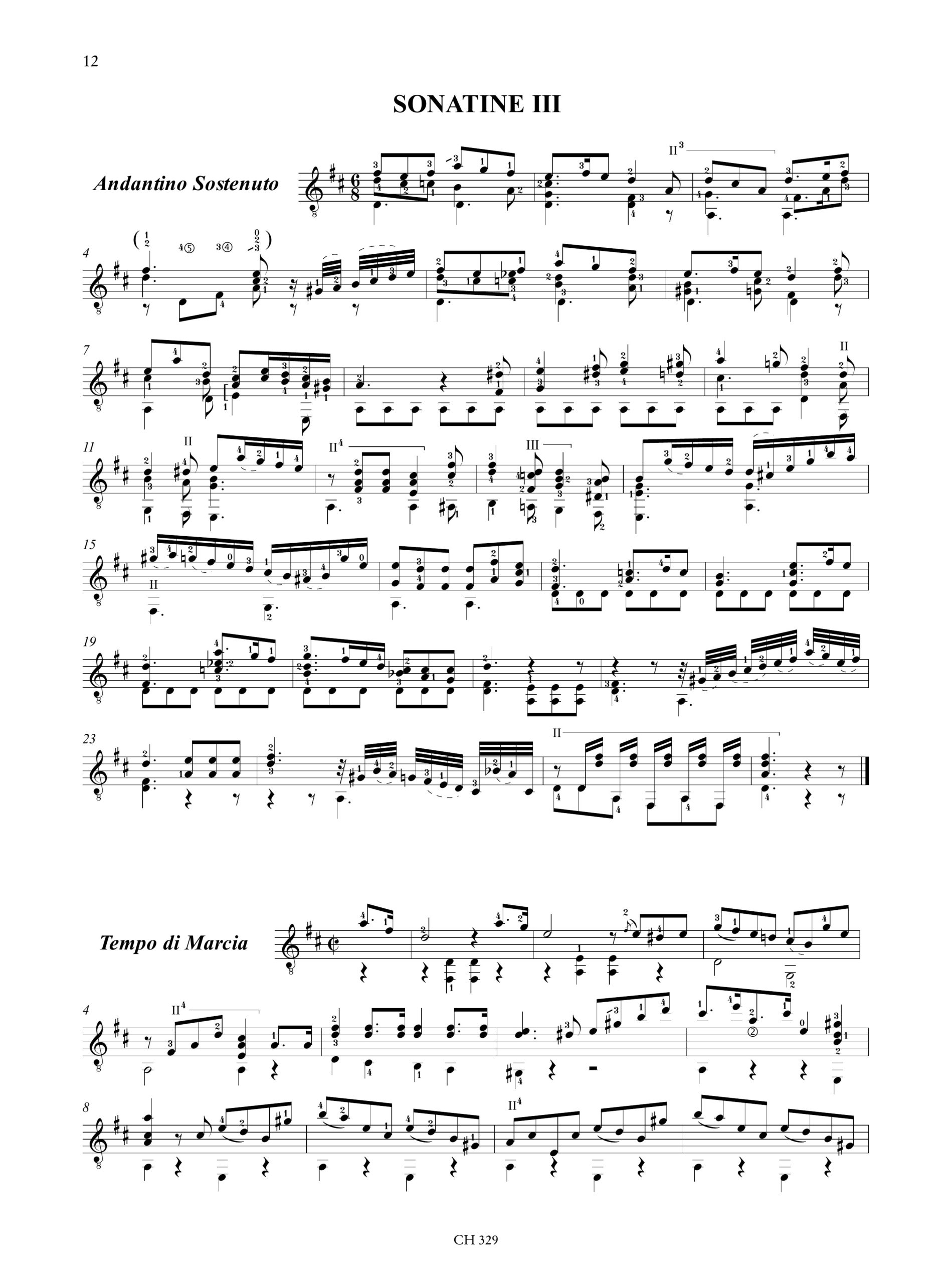 Giuliani, Mauro: 3 Sonatine op. 71 per Chitarra - Image 4