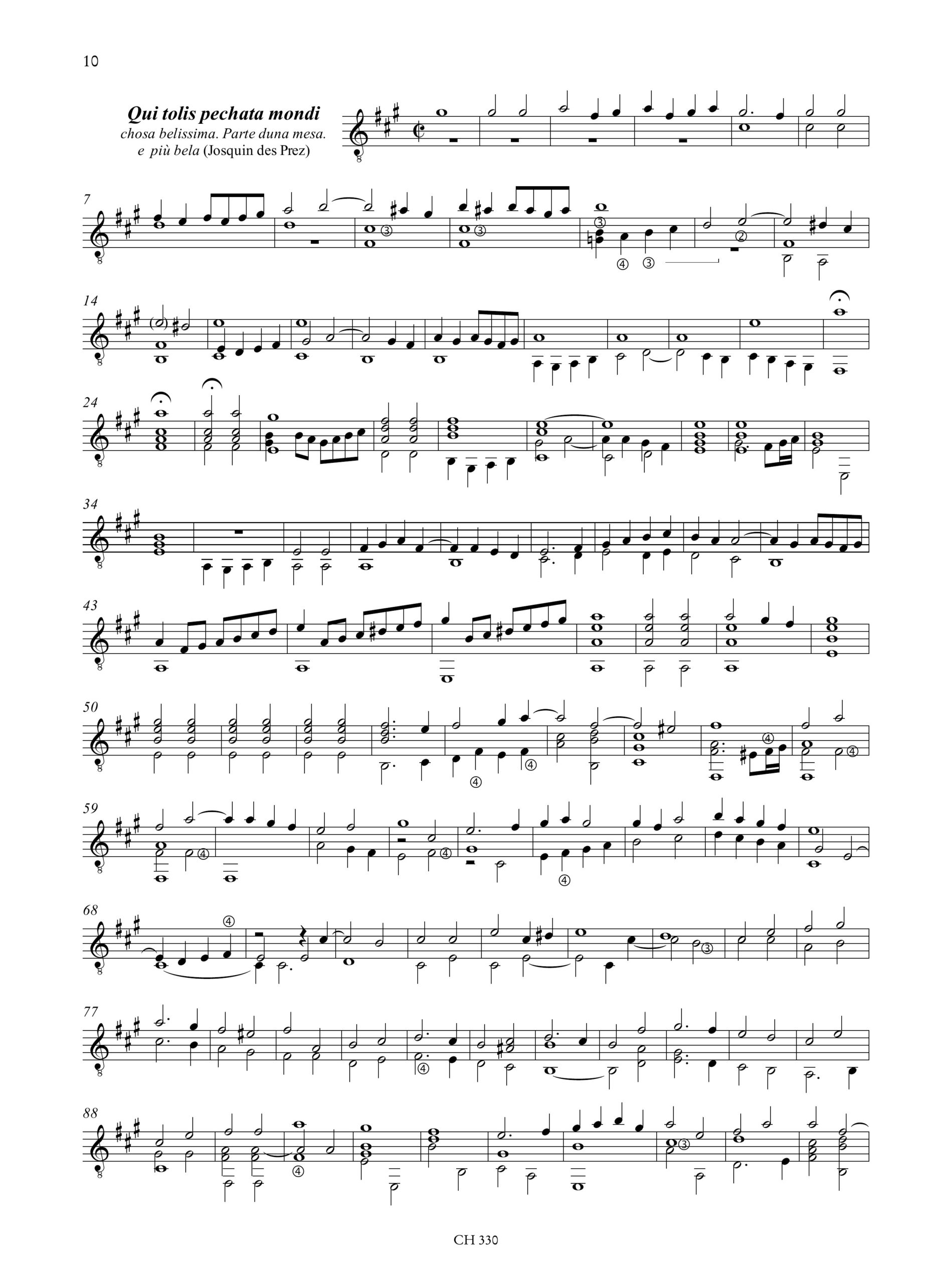 Non ti spiacqua l’ascoltar. Antologia dal libro di Intavolatura di Vincenzo Capirola (1517) per Chitarra - Image 5