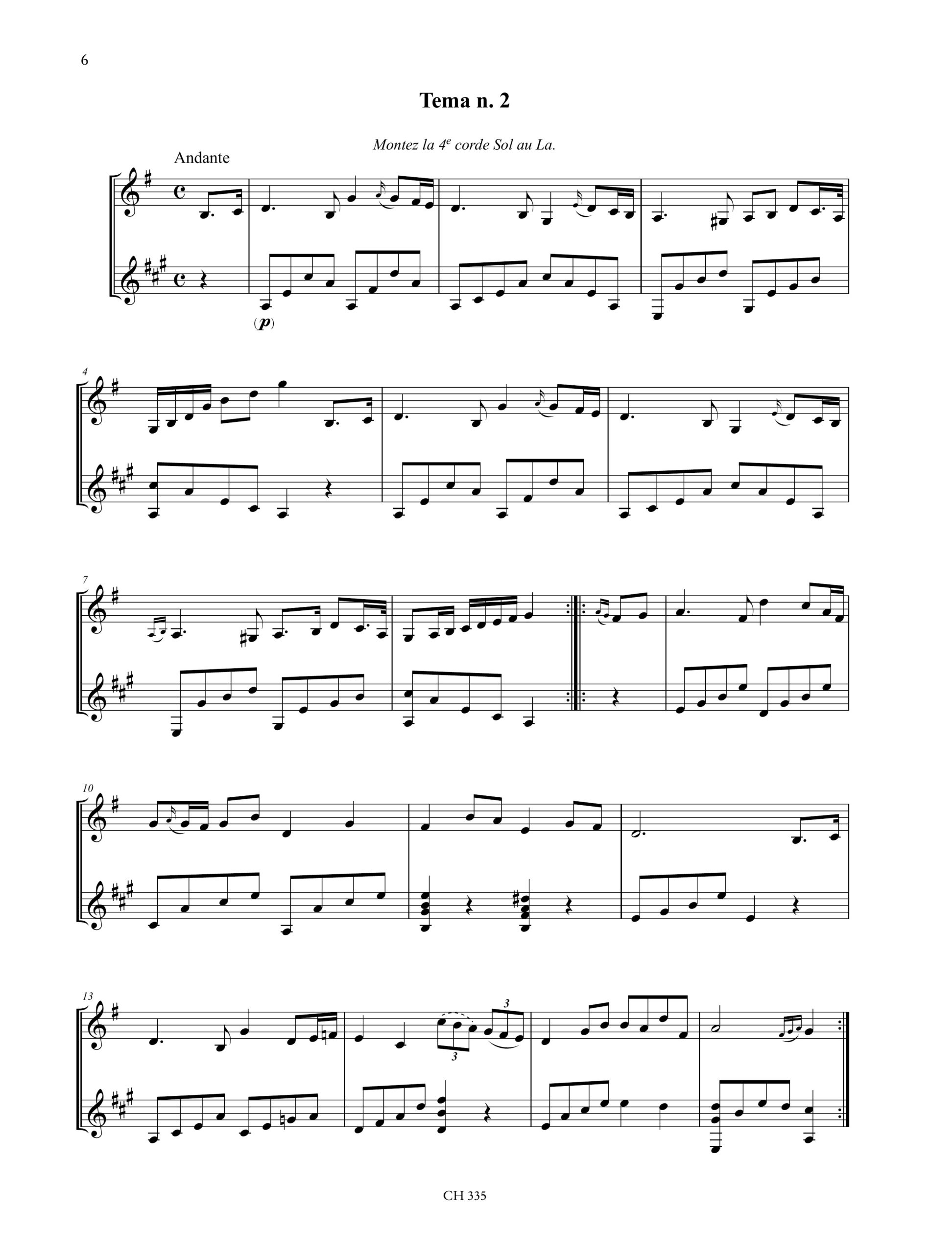 Paganini, Niccolò: Trois Airs Variés per Violino e Chitarra - Image 3