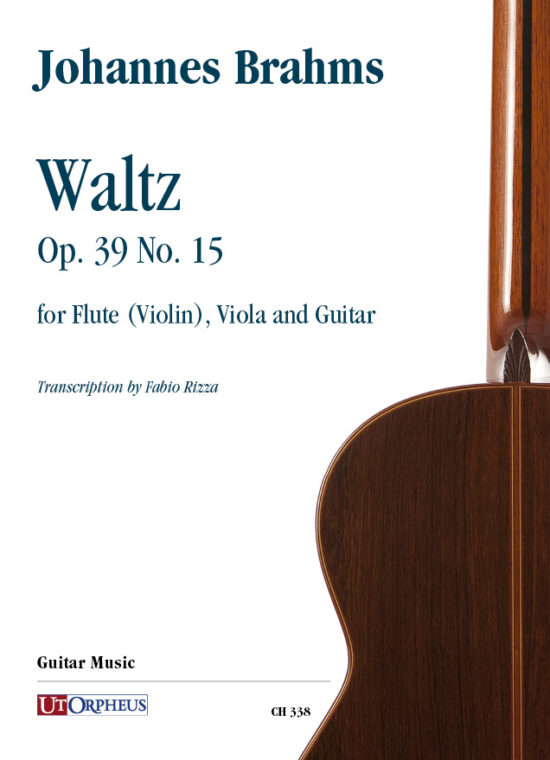 Brahms, Johannes: Valzer op. 39 n. 15 per Flauto (Violino), Viola e Chitarra