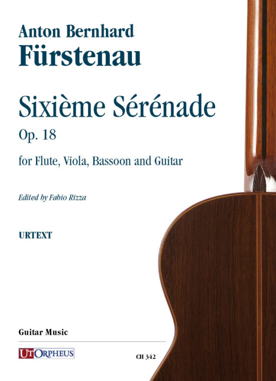Fürstenau, Anton Bernhard: Sixième Sérénade op. 18 per Flauto, Viola, Fagotto e Chitarra