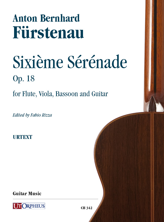 Fürstenau, Anton Bernhard: Sixième Sérénade op. 18 per Flauto, Viola, Fagotto e Chitarra