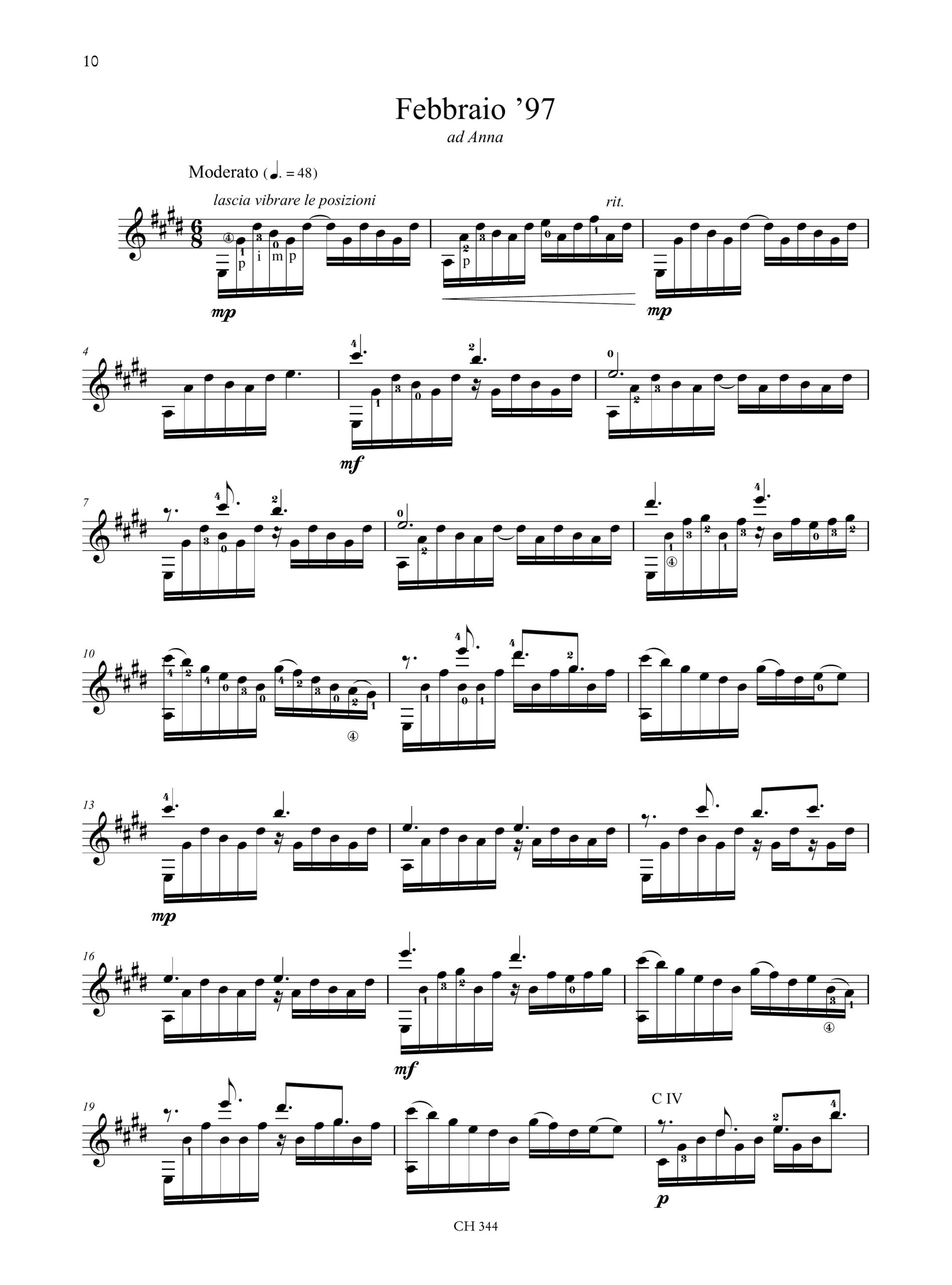 Signorile, Giorgio: My New Landscape. 4 Pezzi per Chitarra - Image 4