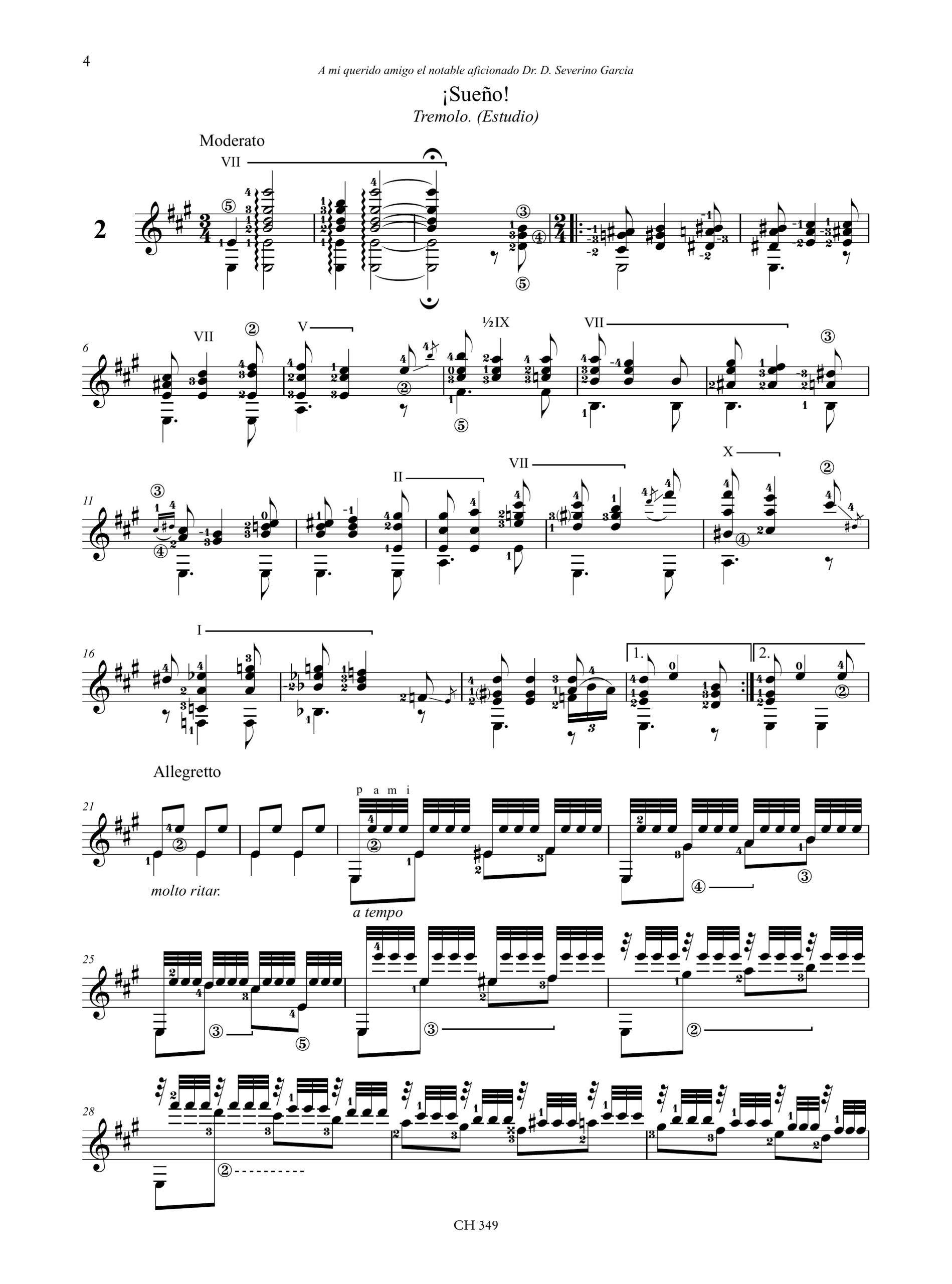 Tárrega, Francisco: Scelta di Studi per Chitarra - Image 3