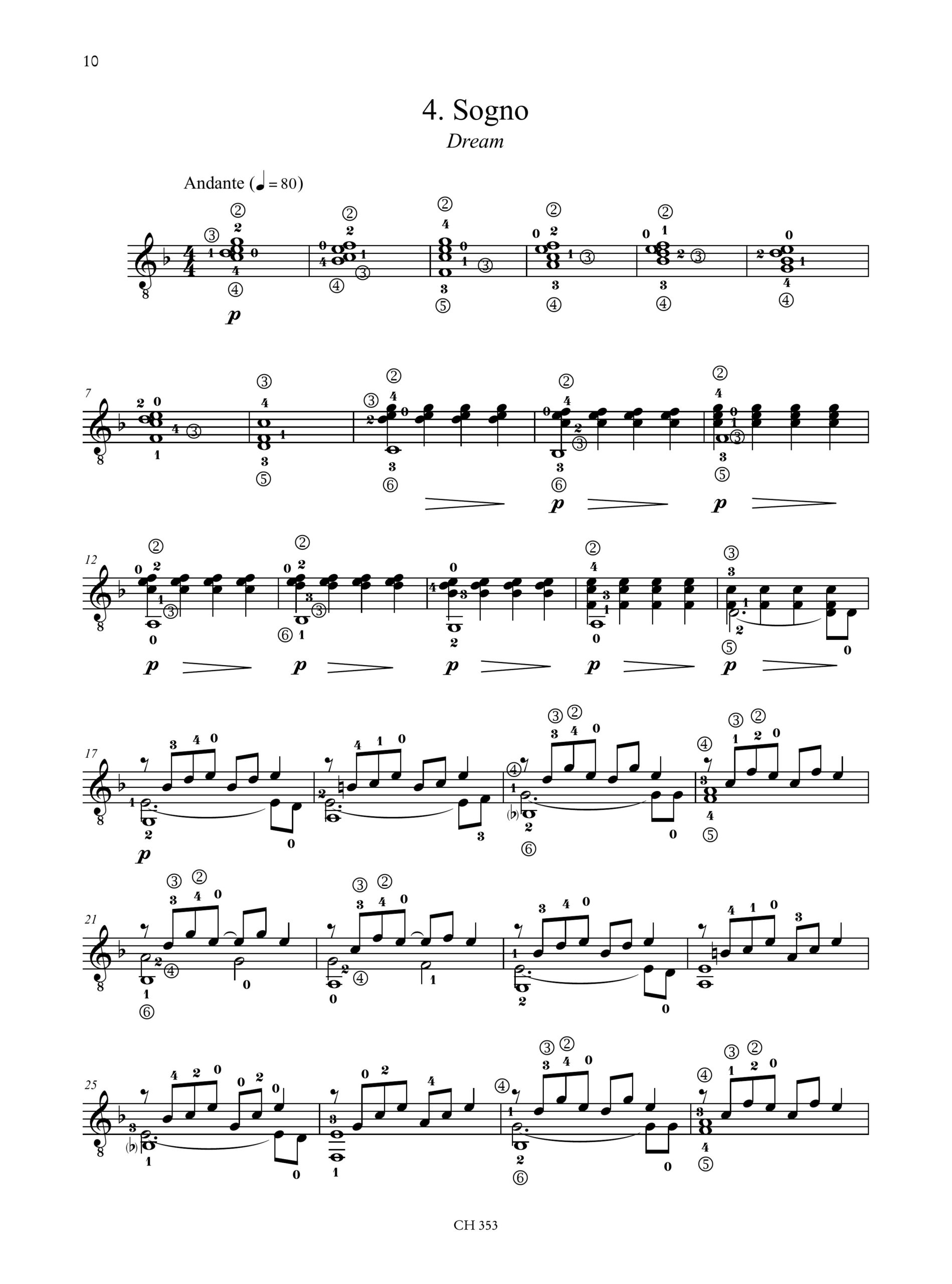 Palumbo, Venicio: Pezzi Caratteristici per Chitarra - Vol. 1: Emozioni - Image 5