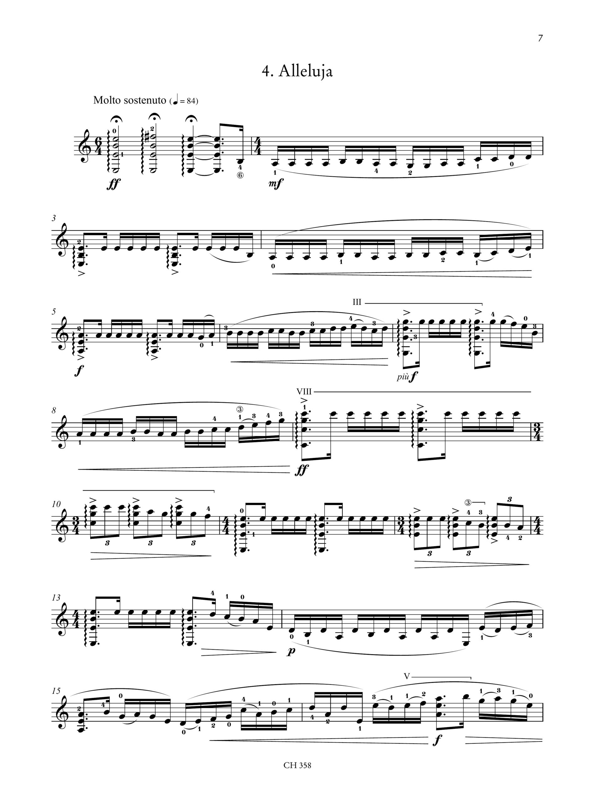 Simoni, Marco: Alpha et Omega. 6 Pezzi Sacri per Chitarra (2020) - Image 4