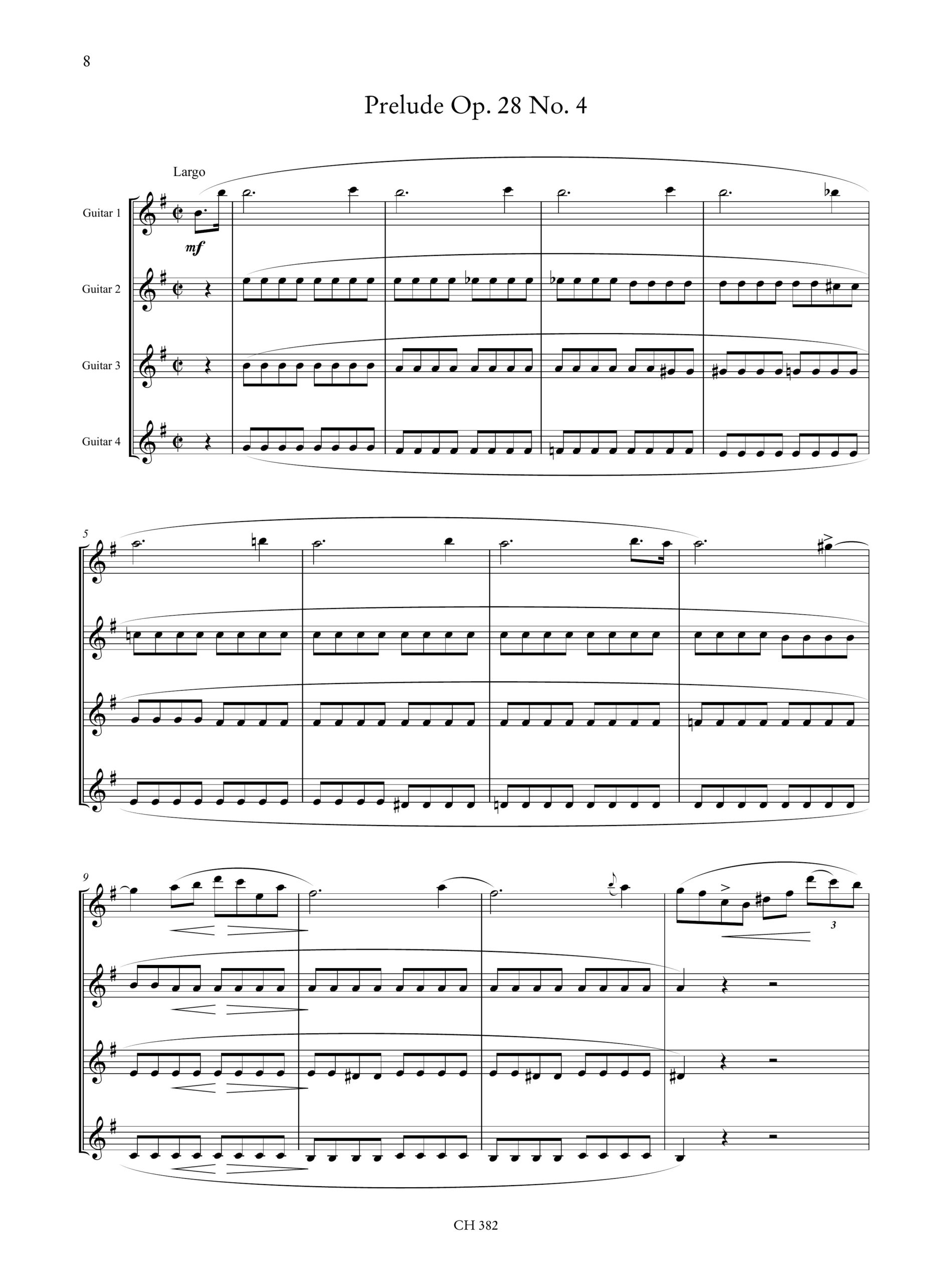 Chopin, Fryderyk: 6 Pezzi facili per Ensemble di Chitarre - Image 4