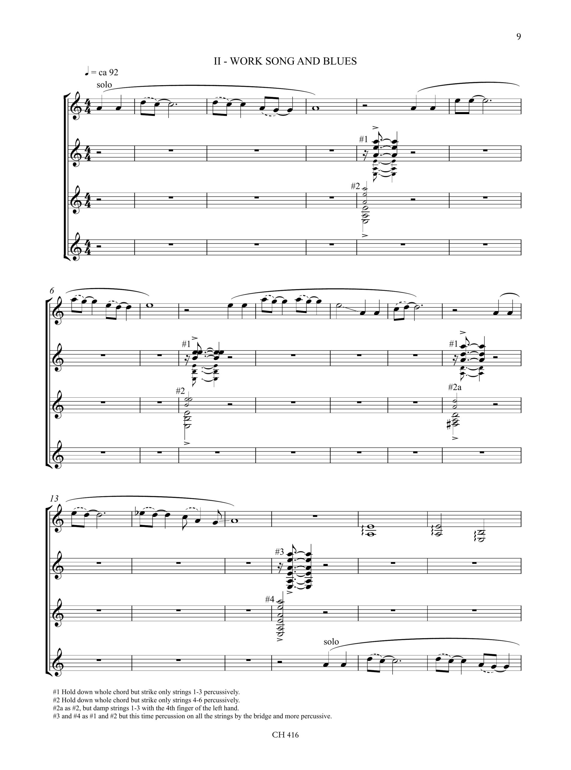 Duarte, John W.: Americana op. 96a per 4 Chitarre - Image 3