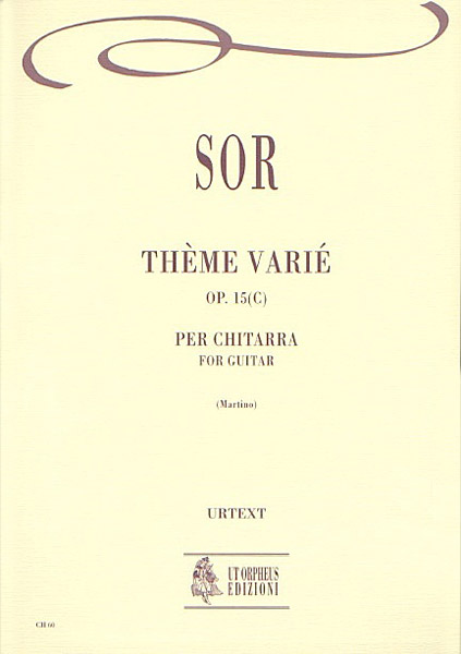 Sor, Fernando: Thème Varié Op. 15(c) per Chitarra