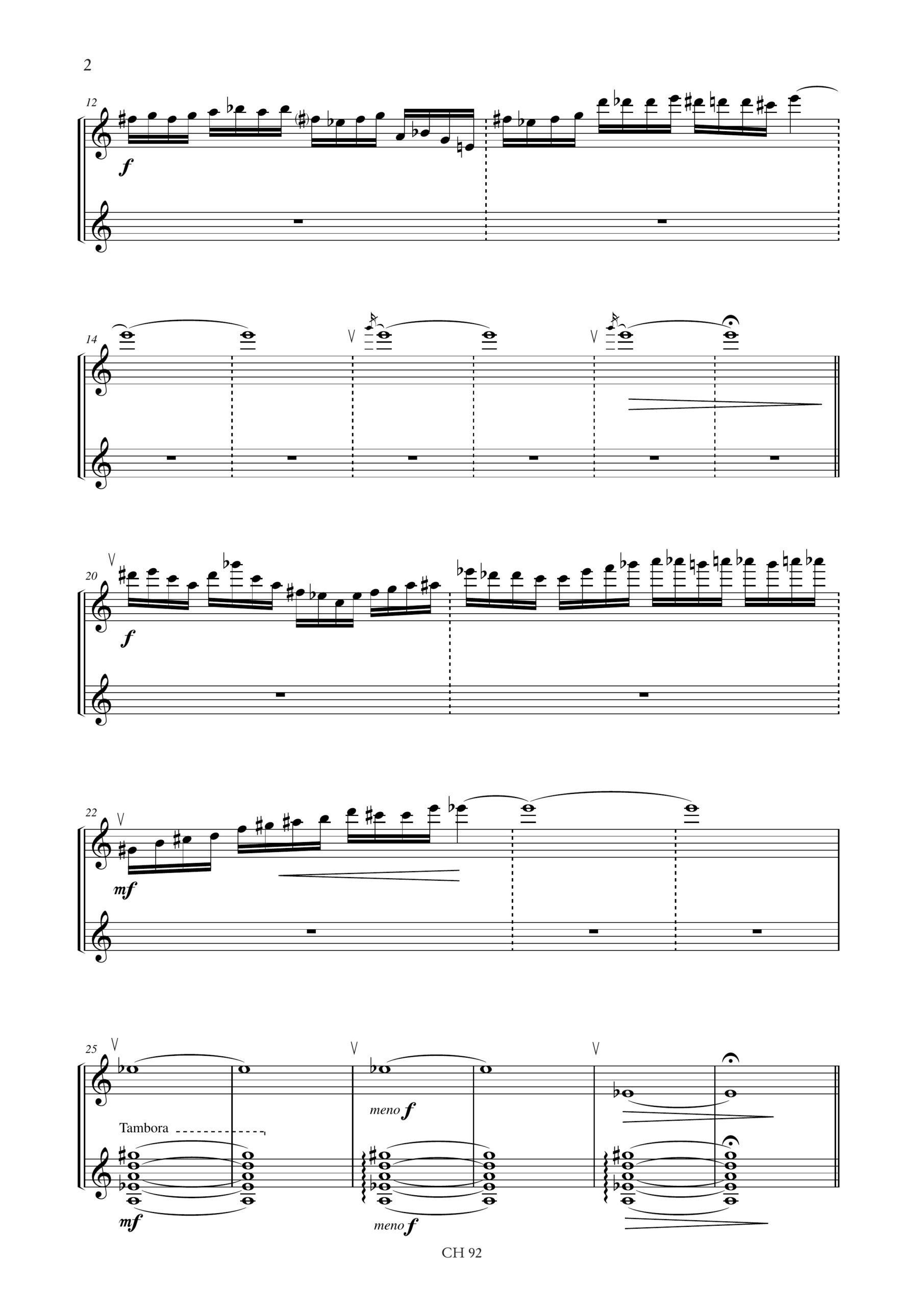 Tortora, Giorgio: Serpenti e scale per Flauto e Chitarra (2004) - Image 3