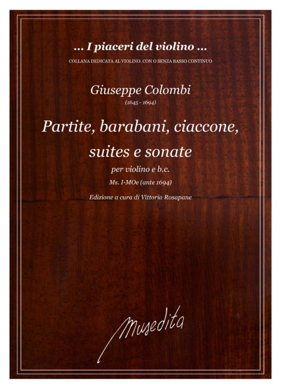 - Partite, barabani, ciaccone, suites e sonate (Ms, I-MOe)