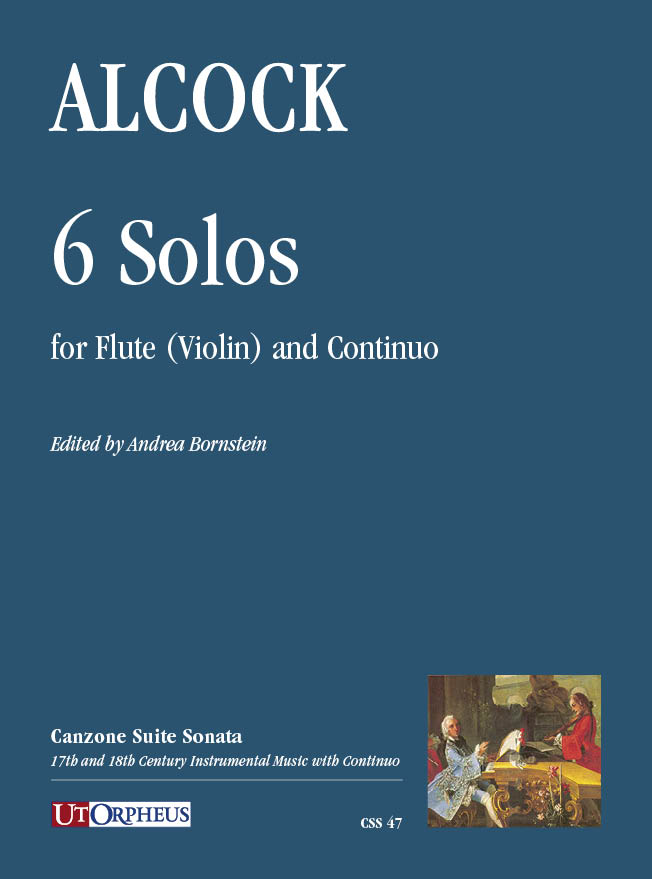 Alcock, John: 6 Solo (London ca.1770) per Flauto Traverso o Violino e Basso