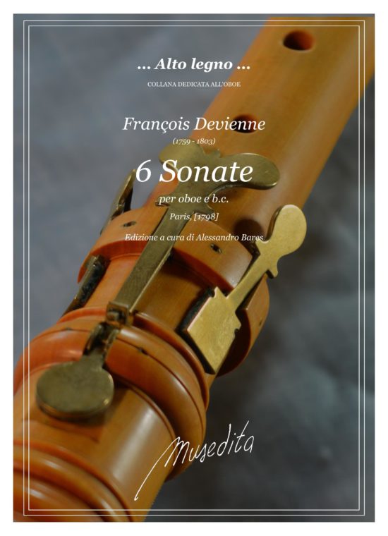 François Devienne (1759 - 1803) - 6 Sonate (Paris, [1798]) per oboe e b.c.