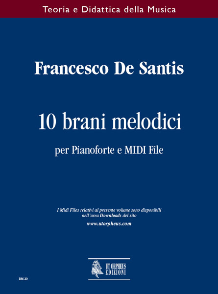 De Santis, Francesco: 10 brani melodici per pianoforte e MIDI file