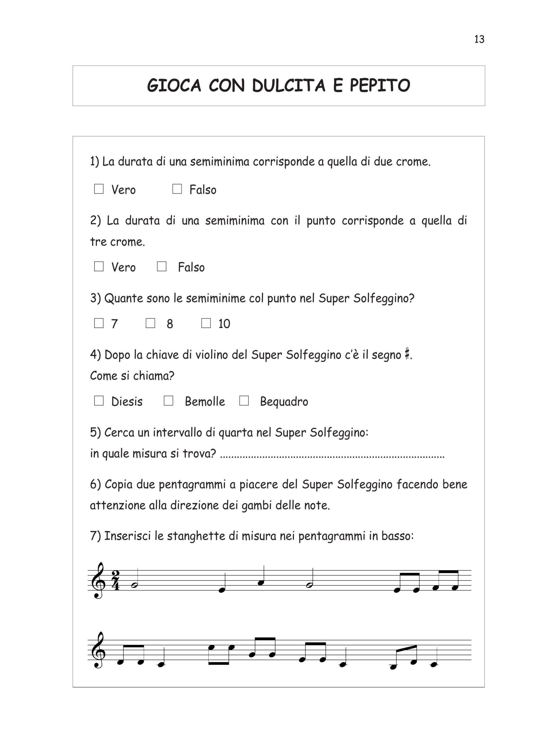 Tessier, Adriana: Solfeggini per piccoli chitarristi (Livello 2) - Image 3