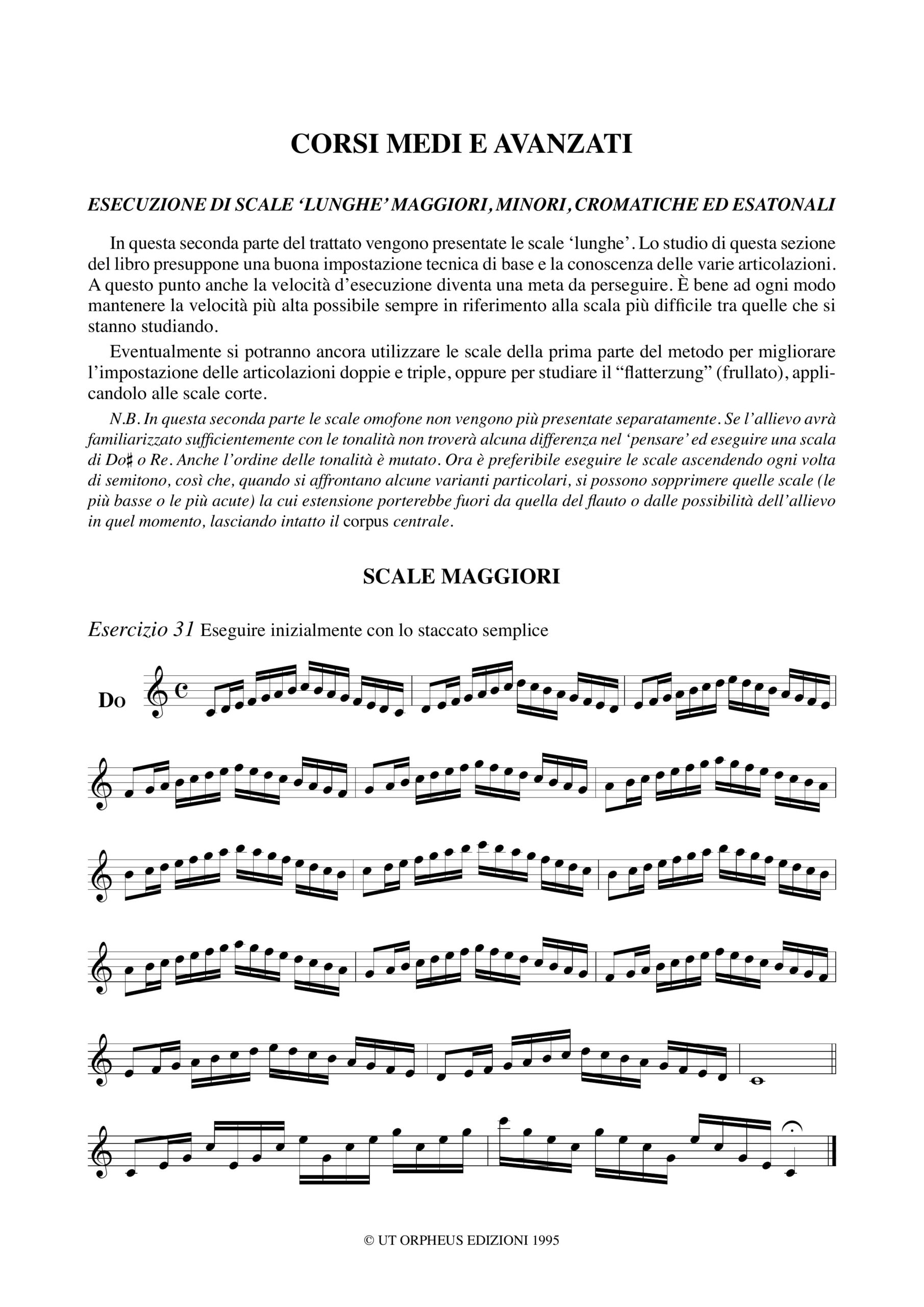 Salvatore, Daniele: Scale e Arpeggi per Flauto Traverso - Vol. II: Corsi Medi e Avanzati - Image 2