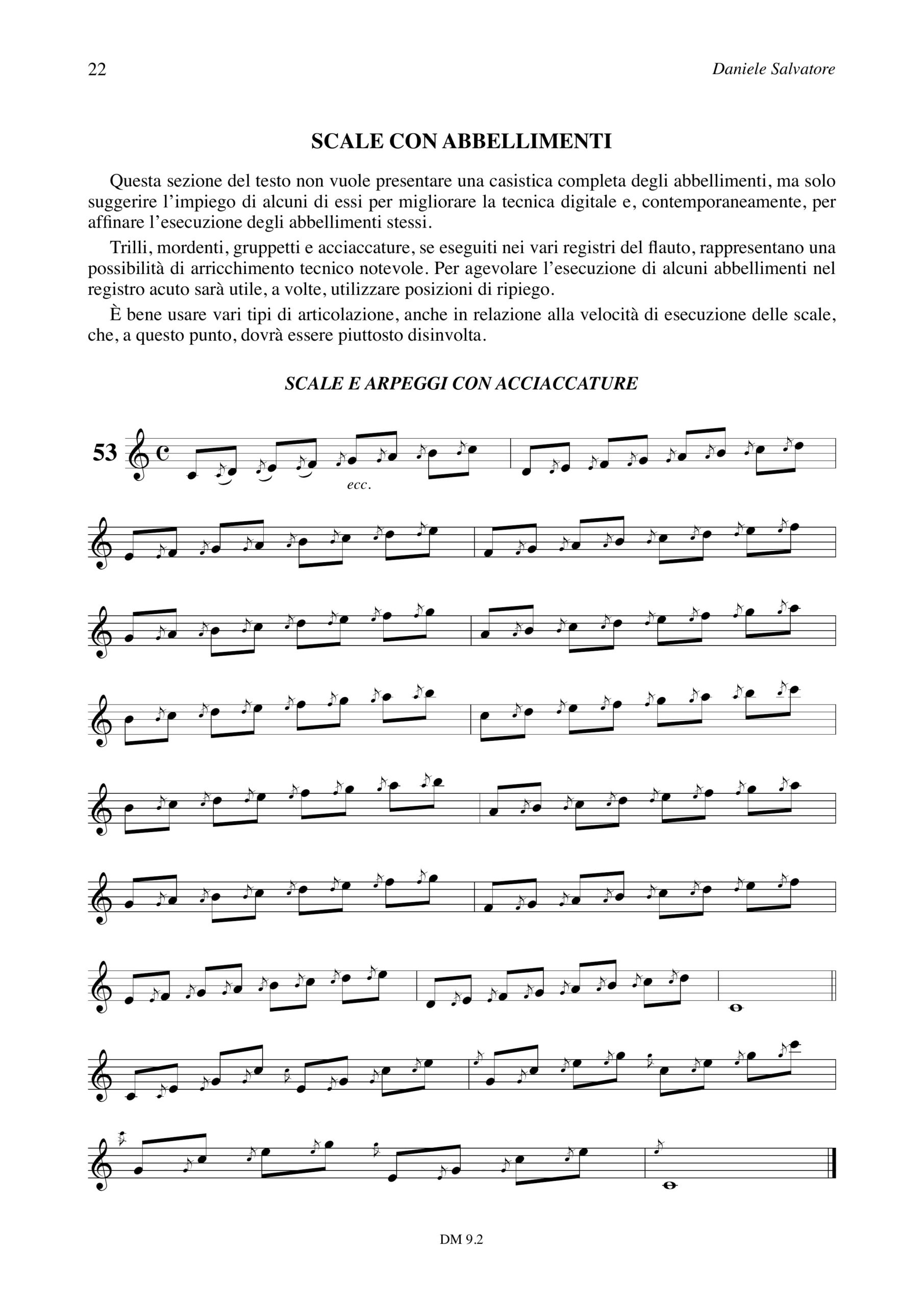 Salvatore, Daniele: Scale e Arpeggi per Flauto Traverso - Vol. II: Corsi Medi e Avanzati - Image 6