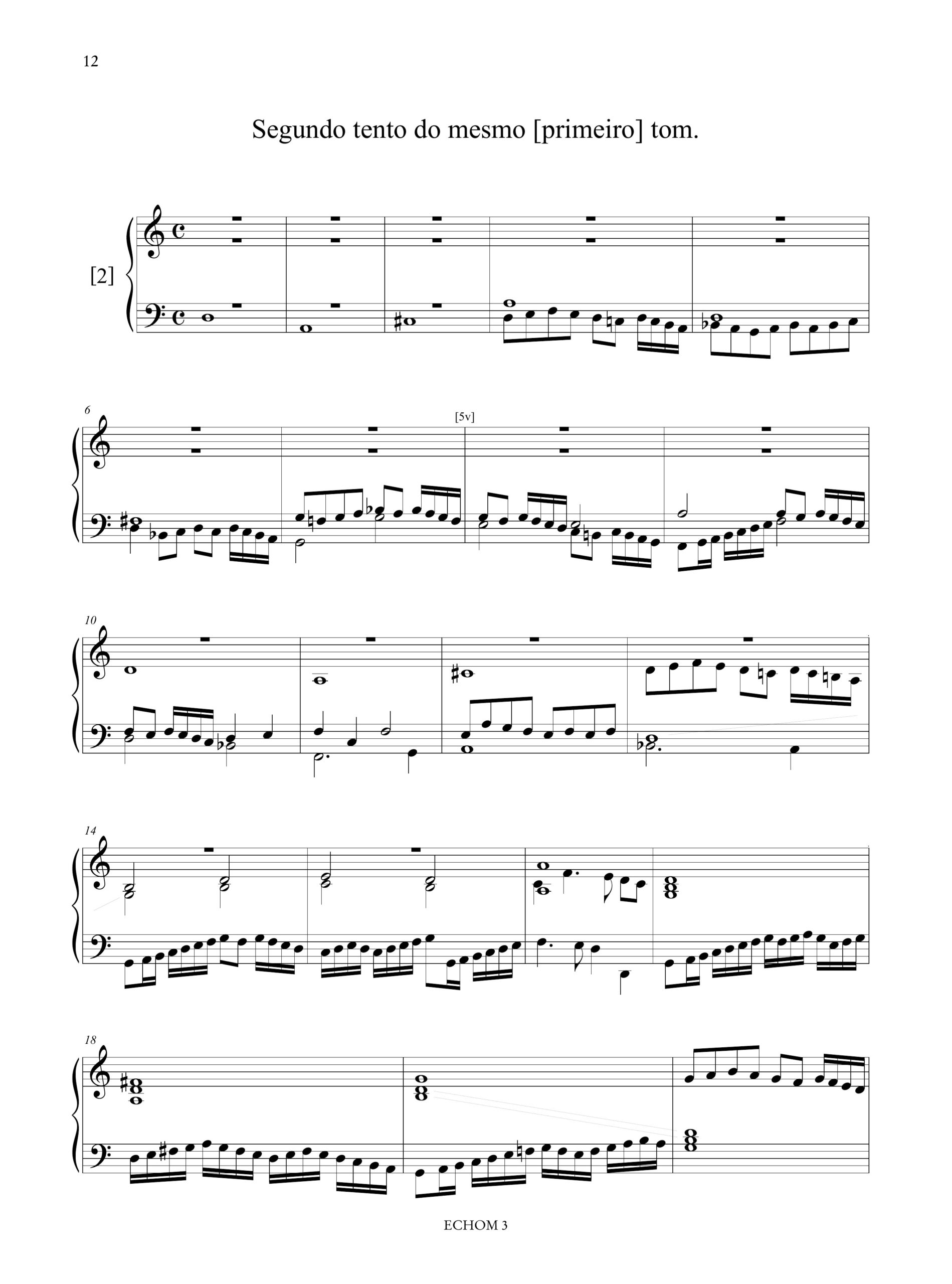 Coelho, Manuel Rodrigues: Flores de Musica (1620) - Vol. I: Tentos (1st-4th tone) - Image 3