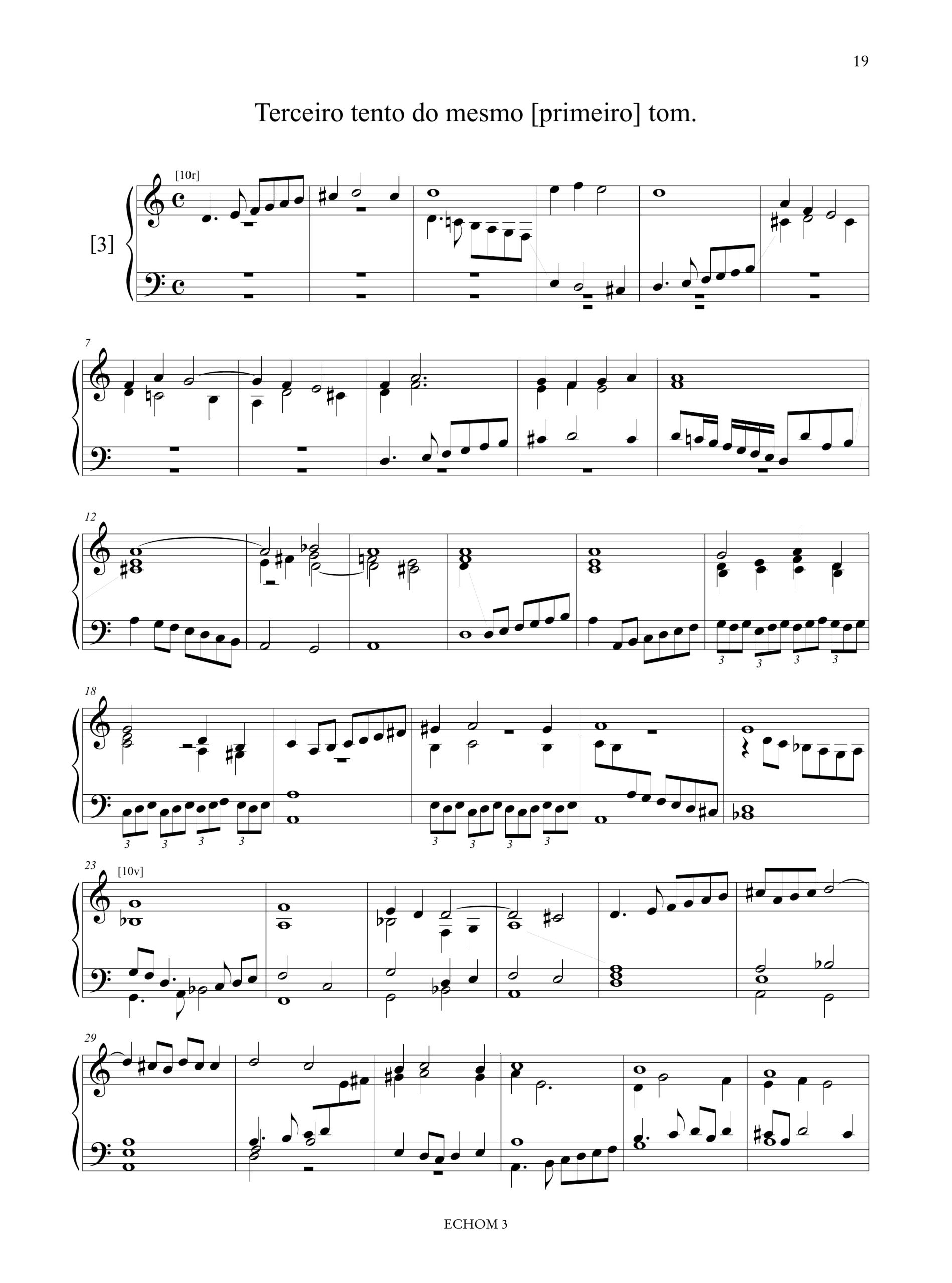 Coelho, Manuel Rodrigues: Flores de Musica (1620) - Vol. I: Tentos (1st-4th tone) - Image 4