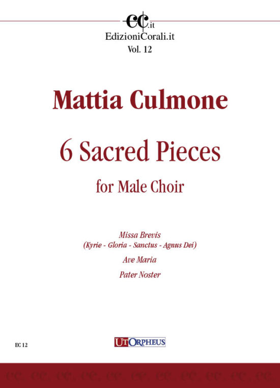 Culmone, Mattia: 6 Pezzi Sacri per Coro Maschile