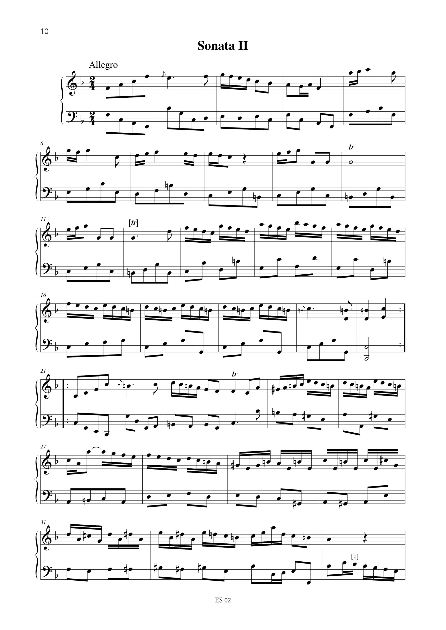 Chelleri, Fortunato: 6 Sonate (London prima metà del sec. XVIII) per Clavicembalo - Image 3